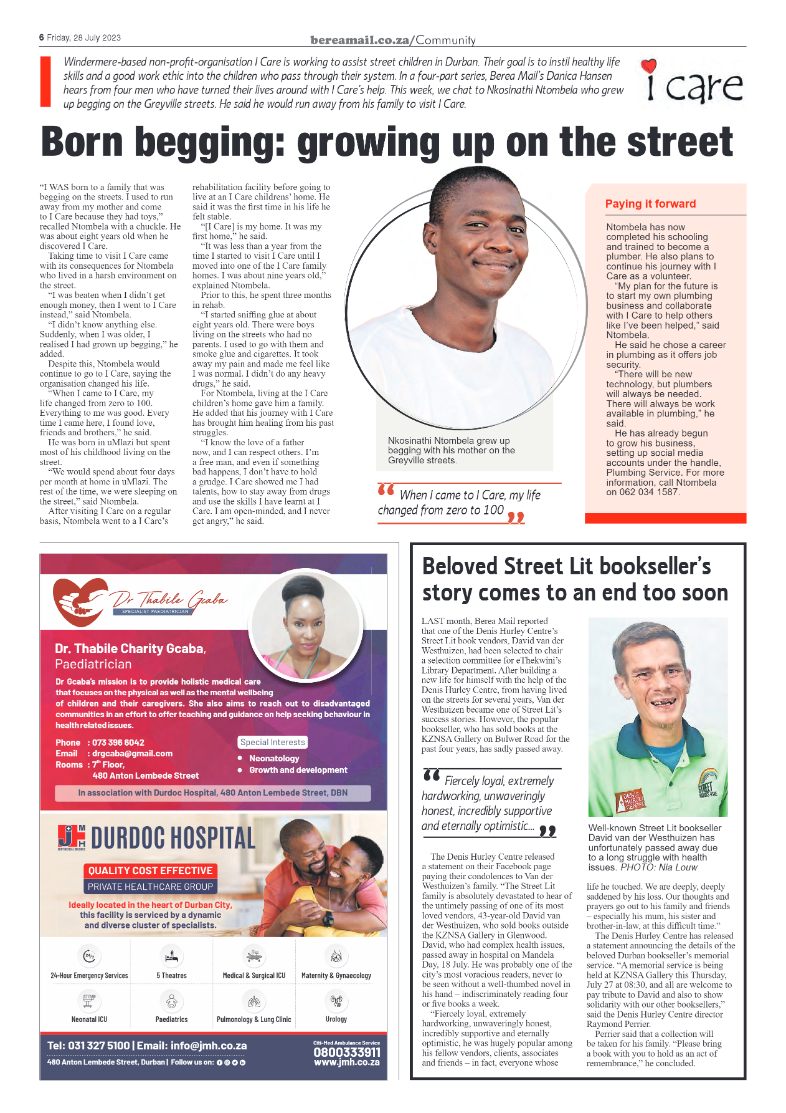 Berea Mail 28 July 2023 page 6