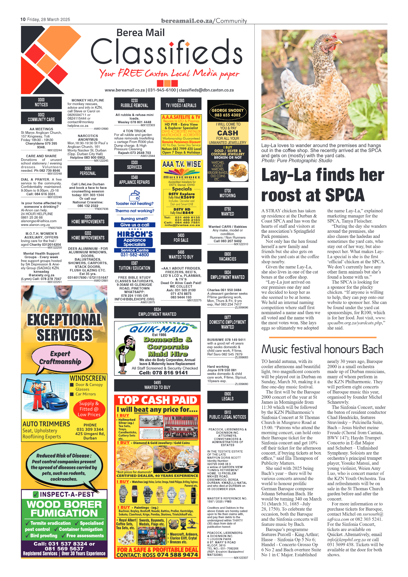 Berea Mail 28 March 2025 page 10