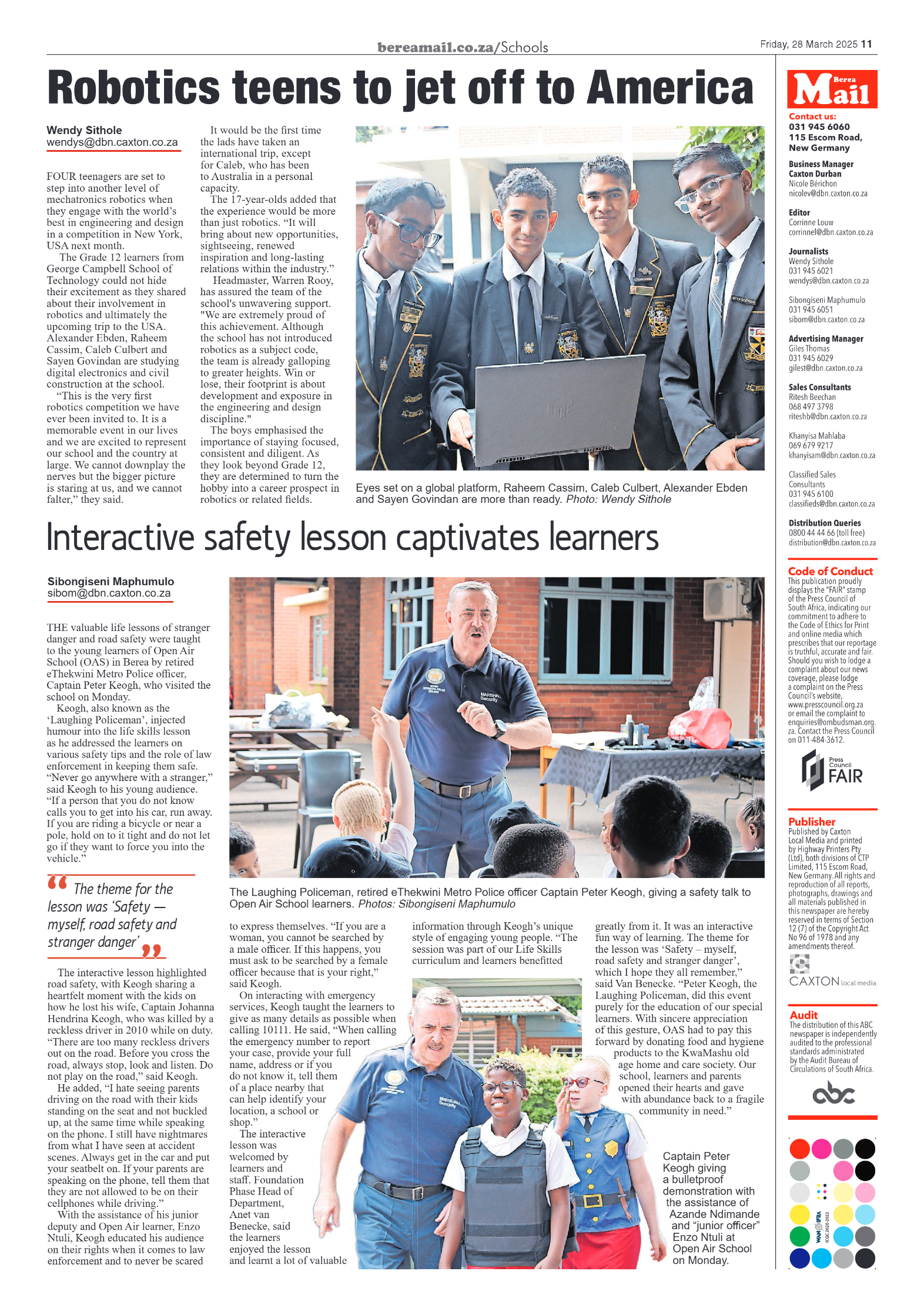 Berea Mail 28 March 2025 page 11