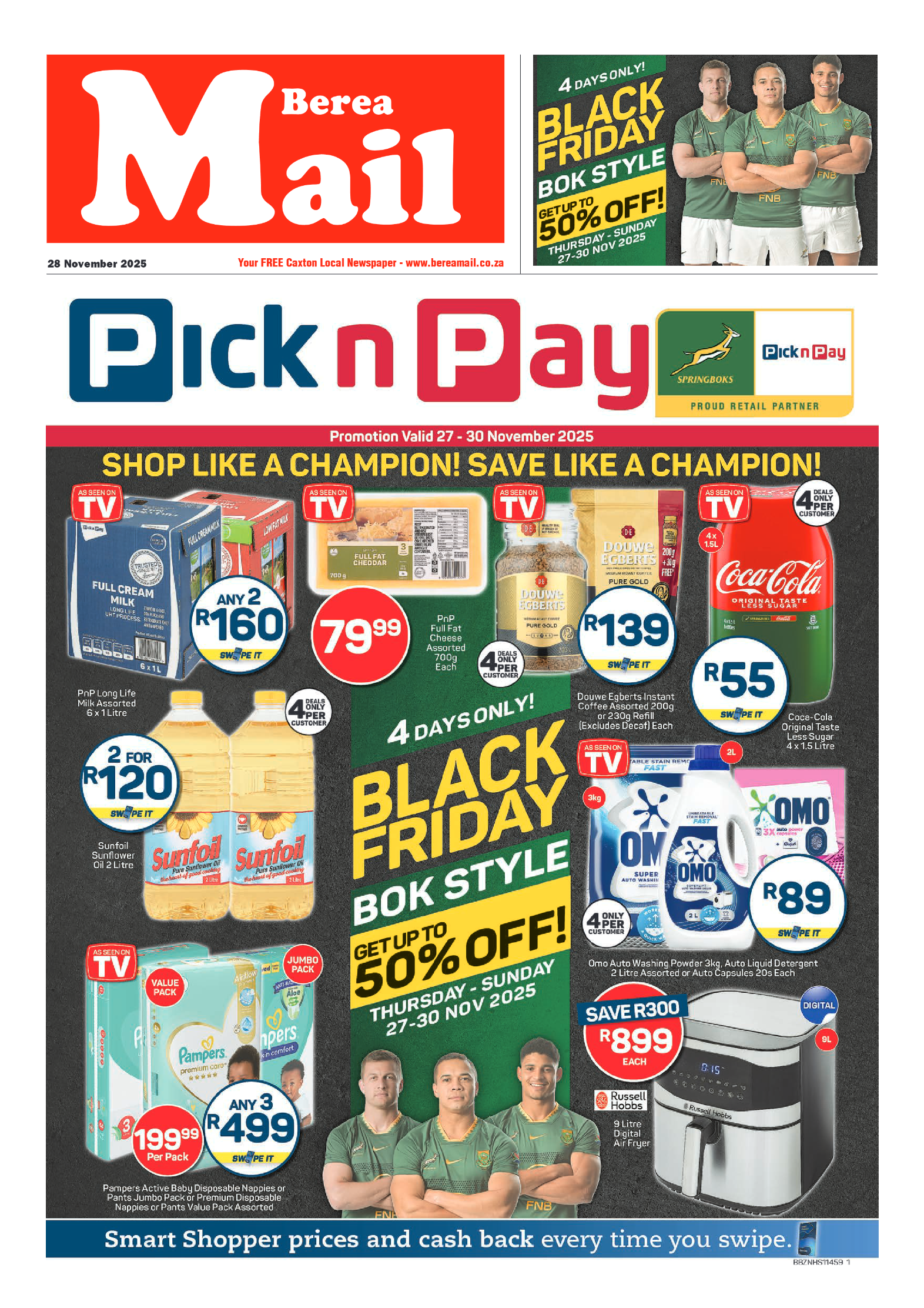 Berea Mail 28 November 2025 page 1