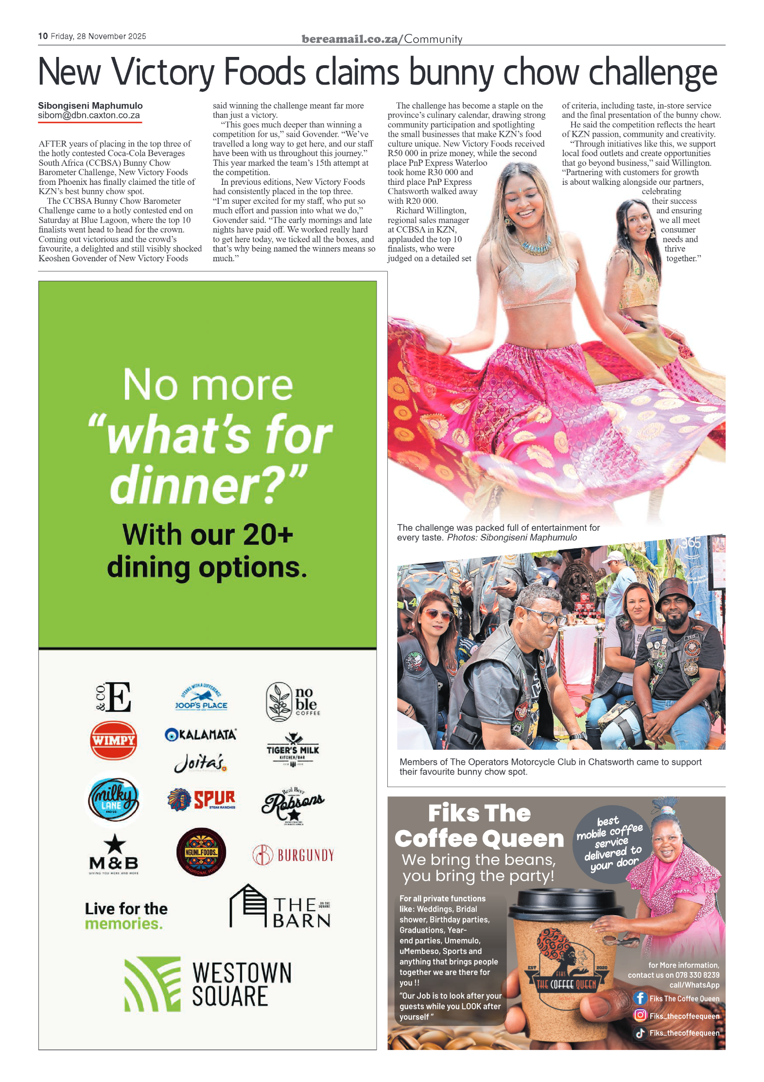 Berea Mail 28 November 2025 page 12