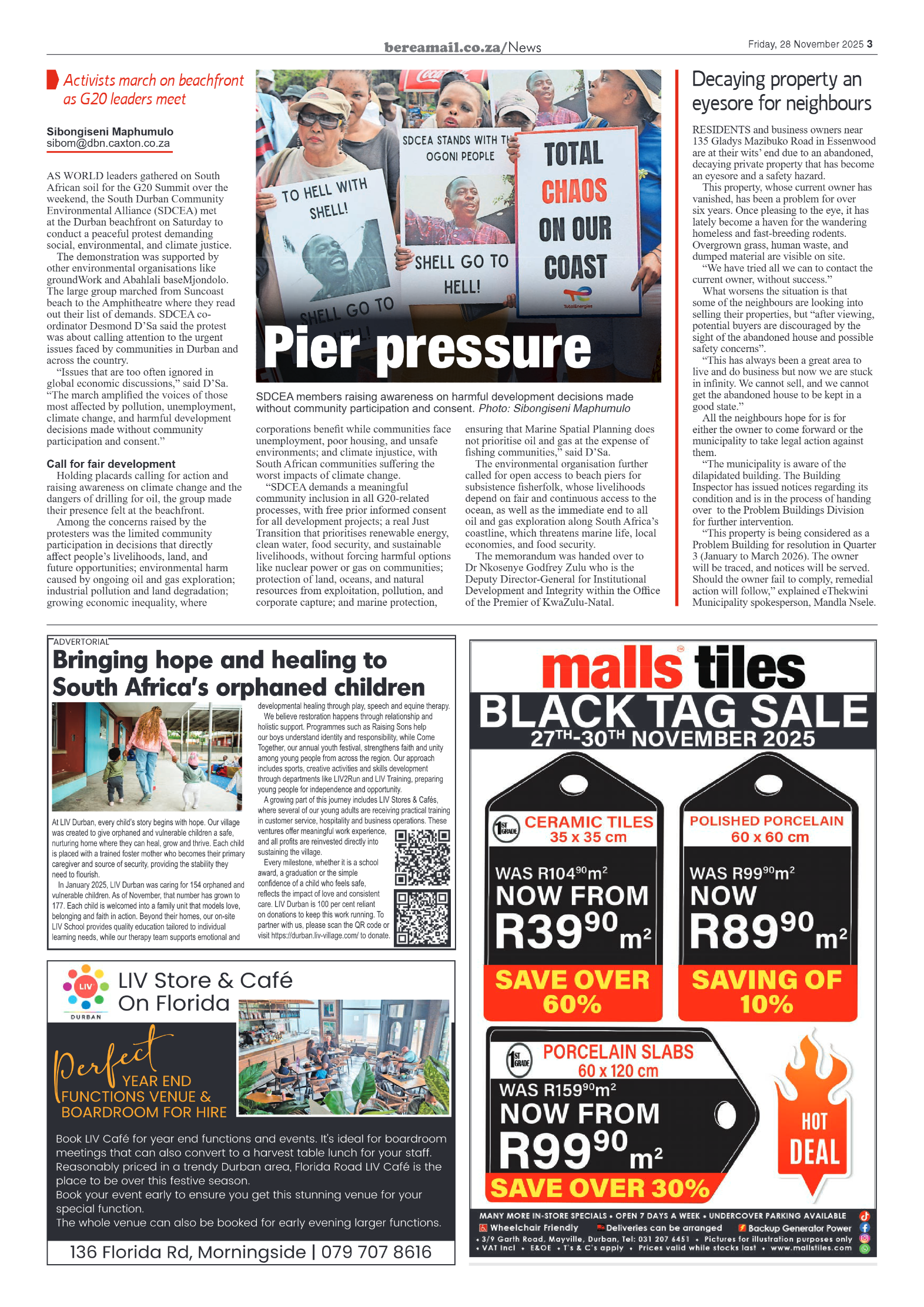 Berea Mail 28 November 2025 page 5