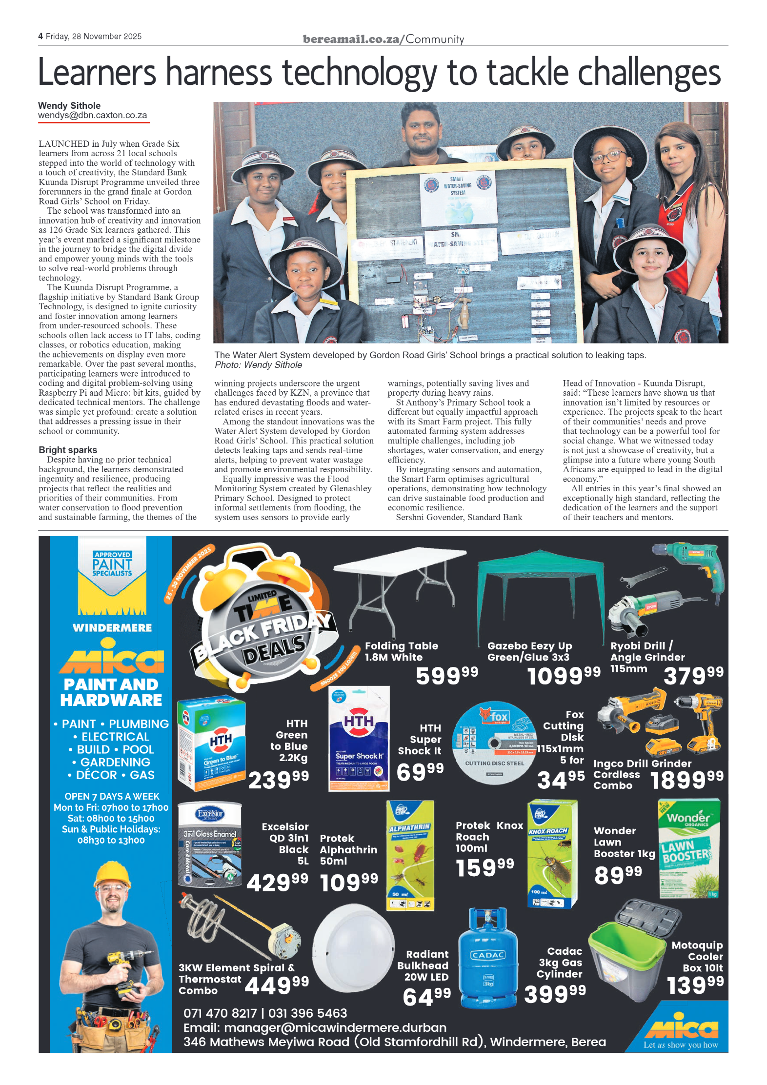 Berea Mail 28 November 2025 page 6