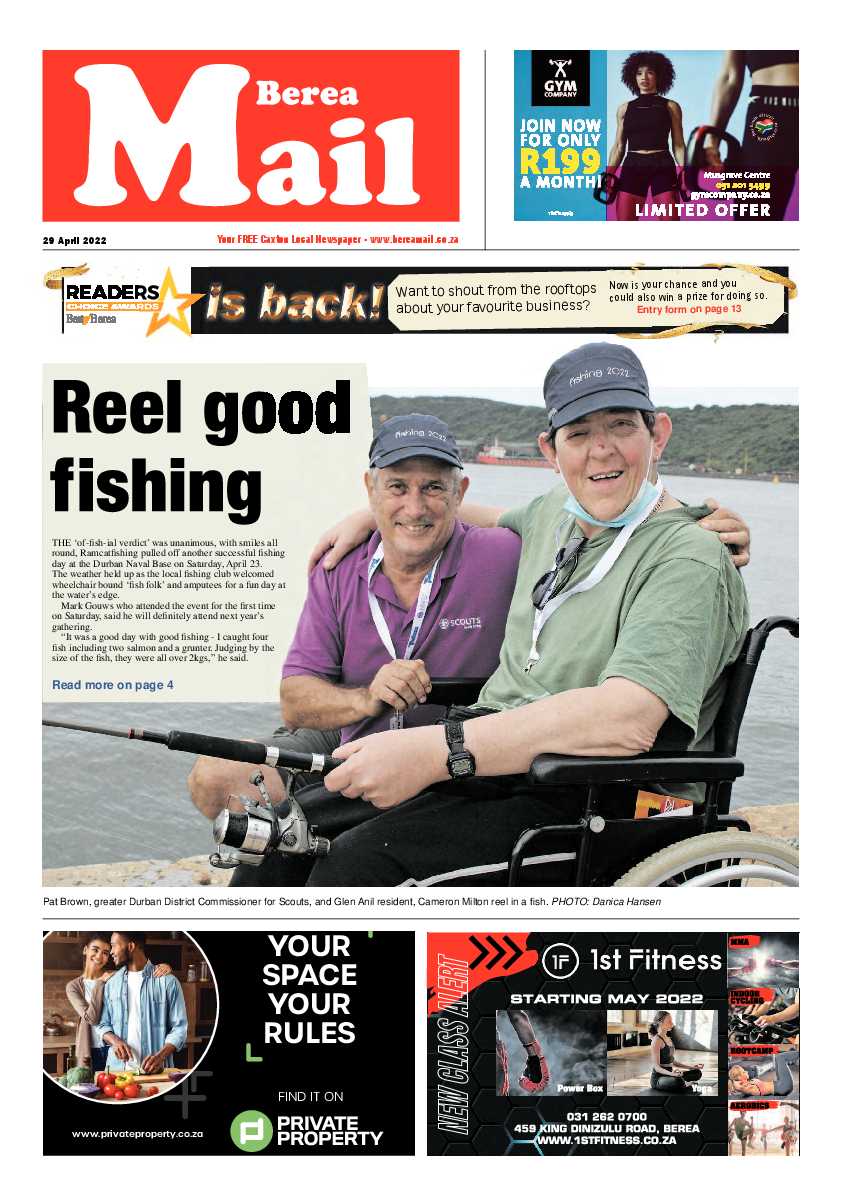 Berea Mail 29 April 2022 page 1