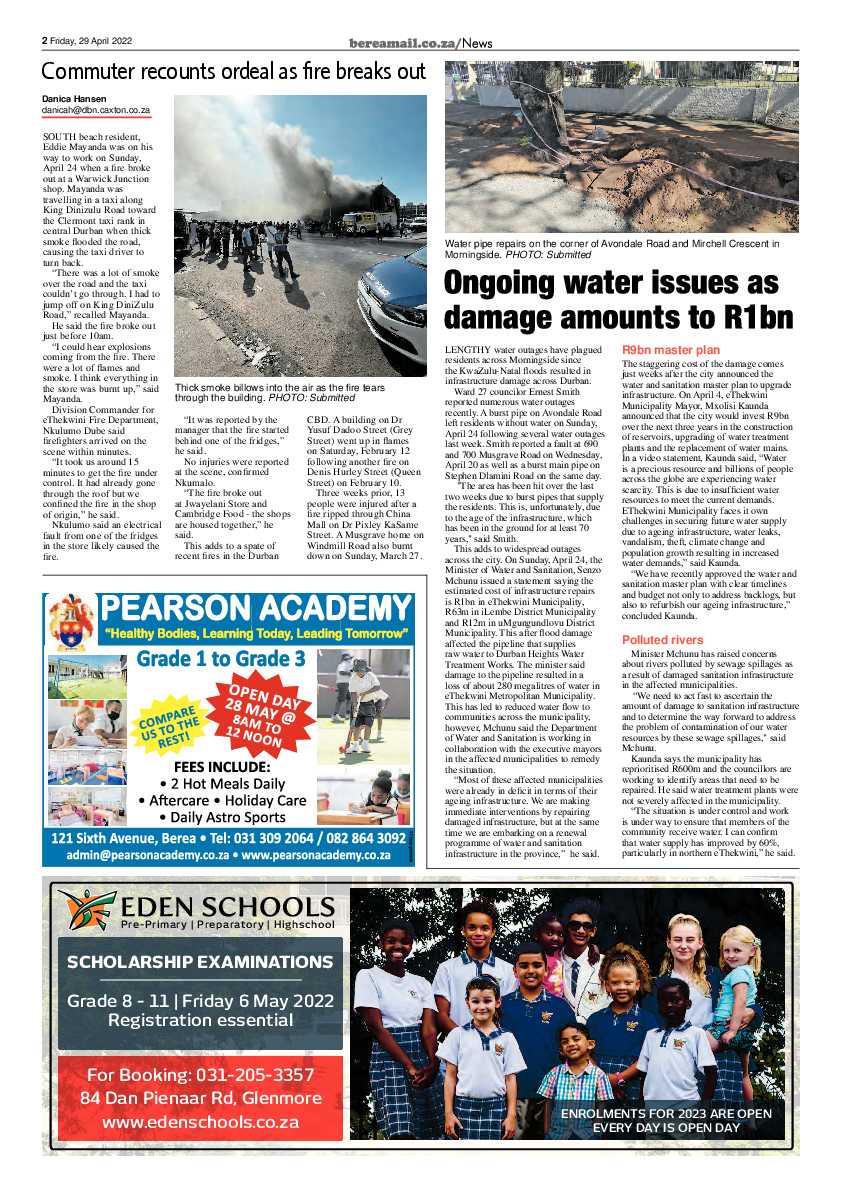 Berea Mail 29 April 2022 page 2
