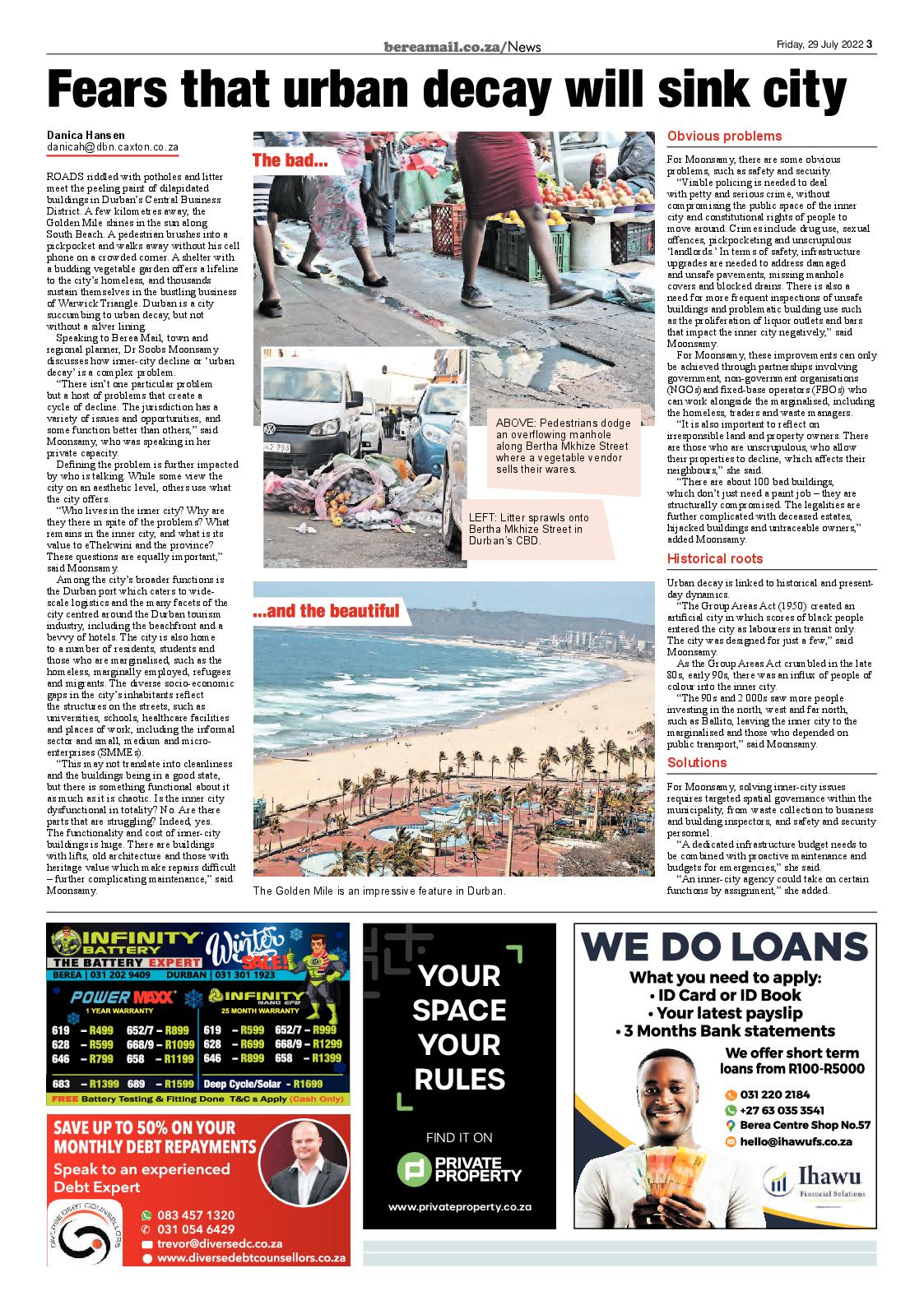 Berea Mail 29 July 2022 page 3