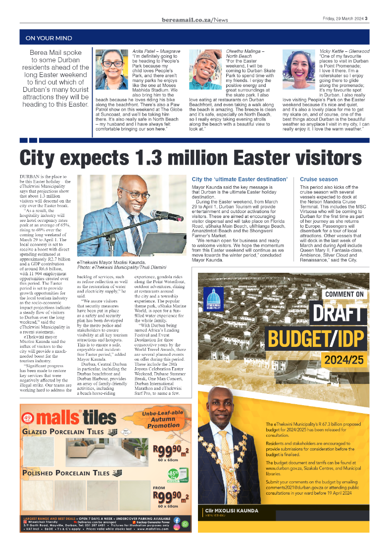 Berea Mail 29 March 2024 page 3