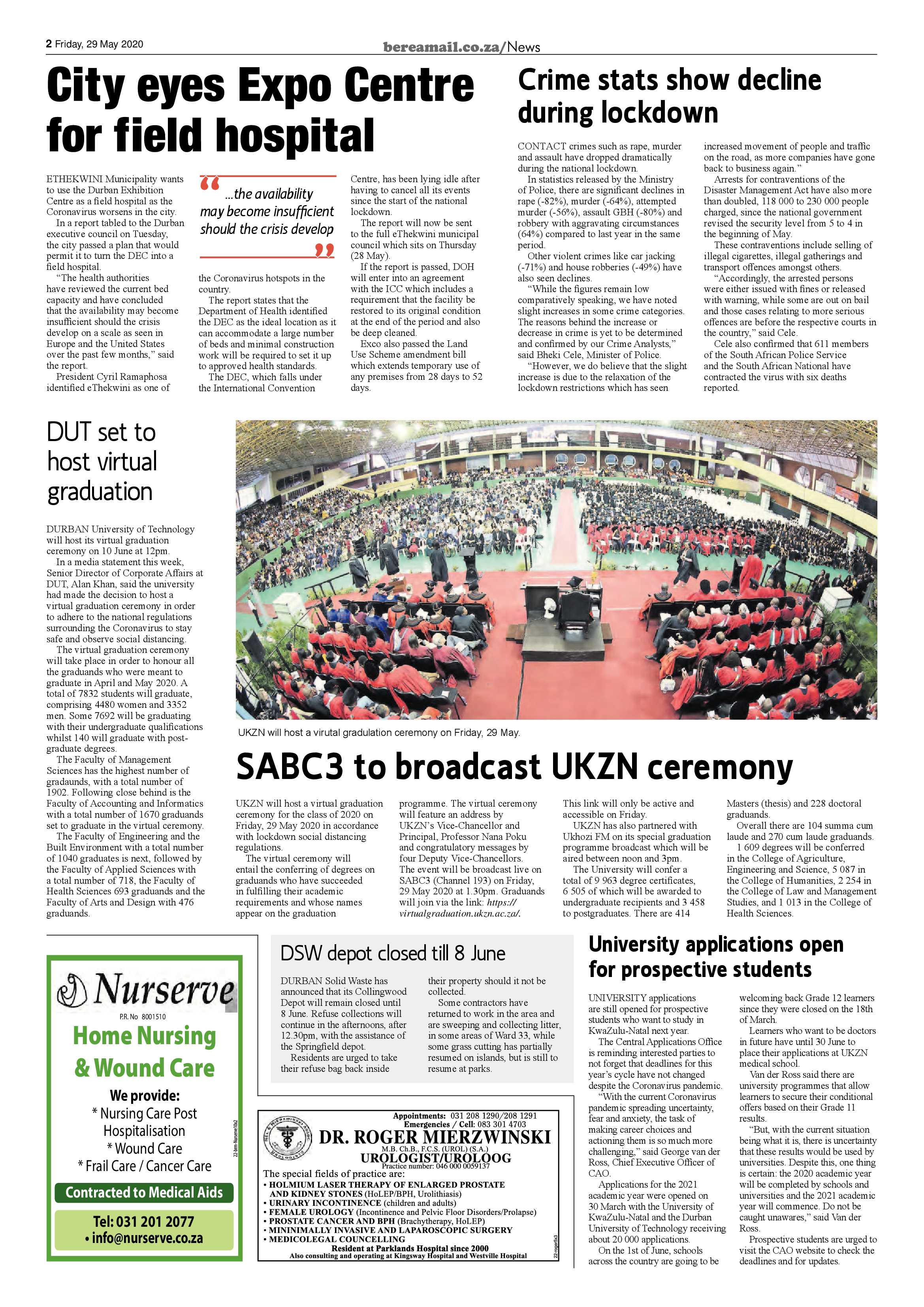 Berea Mail 29 May 2020 page 2