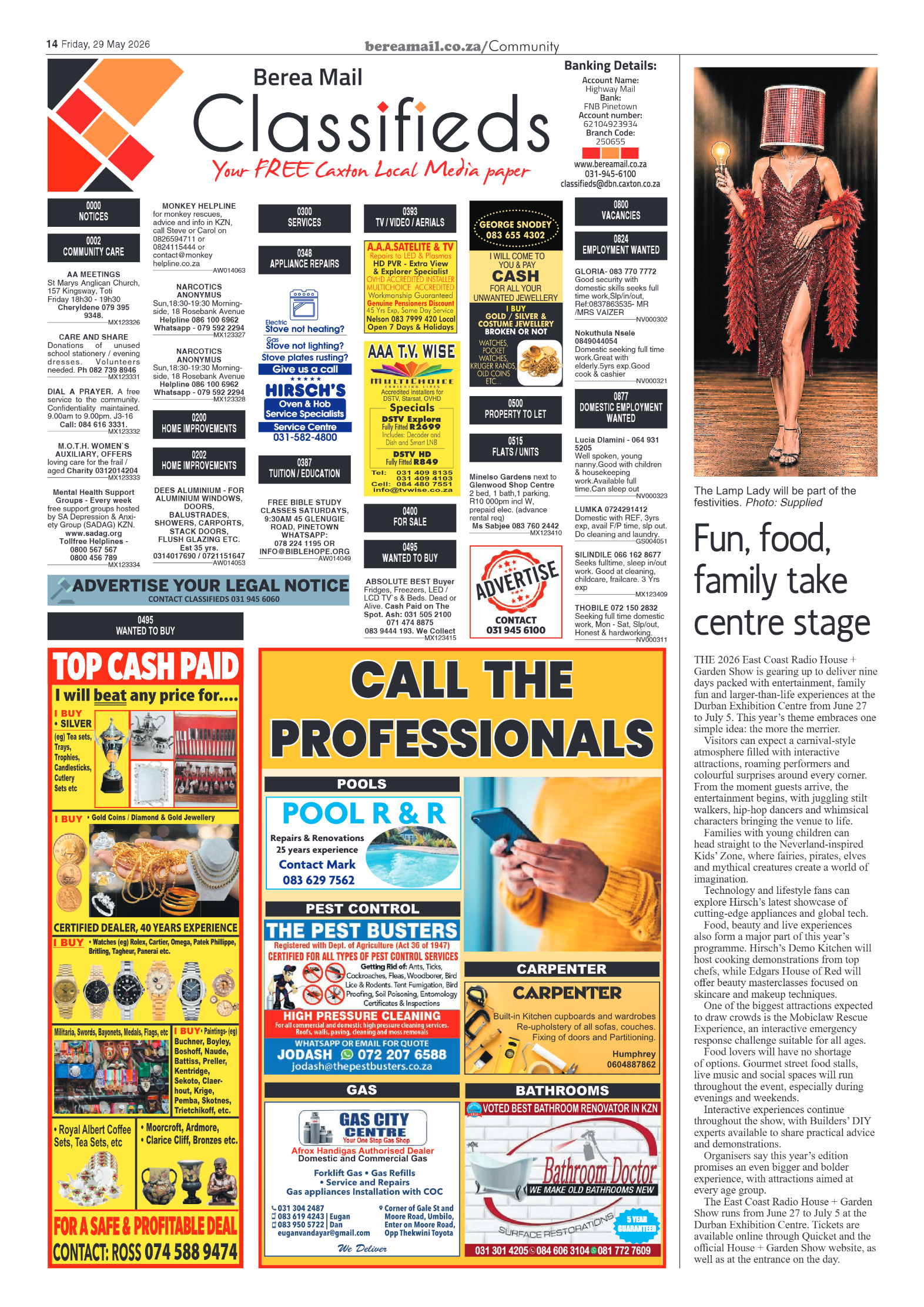 Berea Mail 29 May 2026 page 14