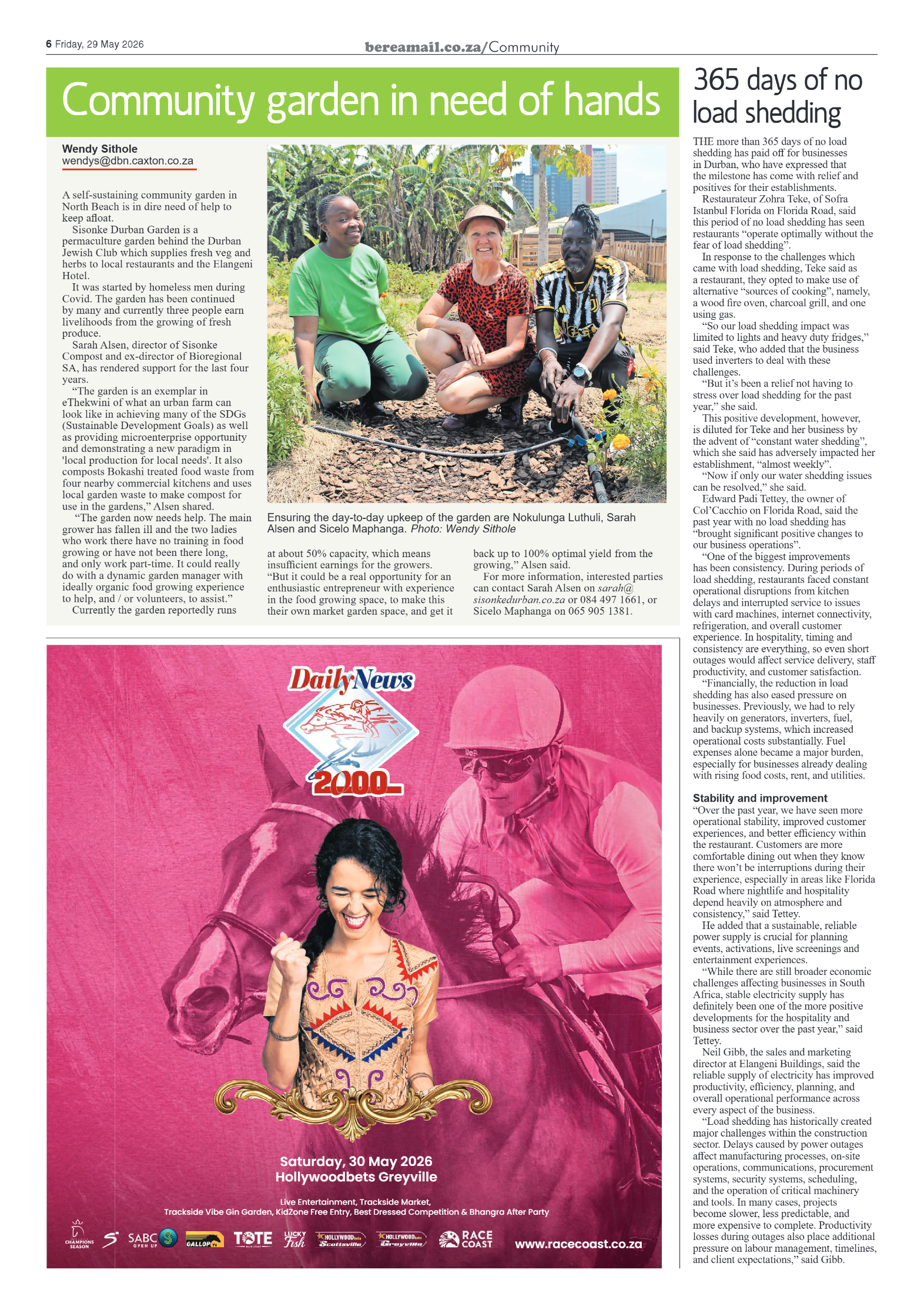 Berea Mail 29 May 2026 page 6