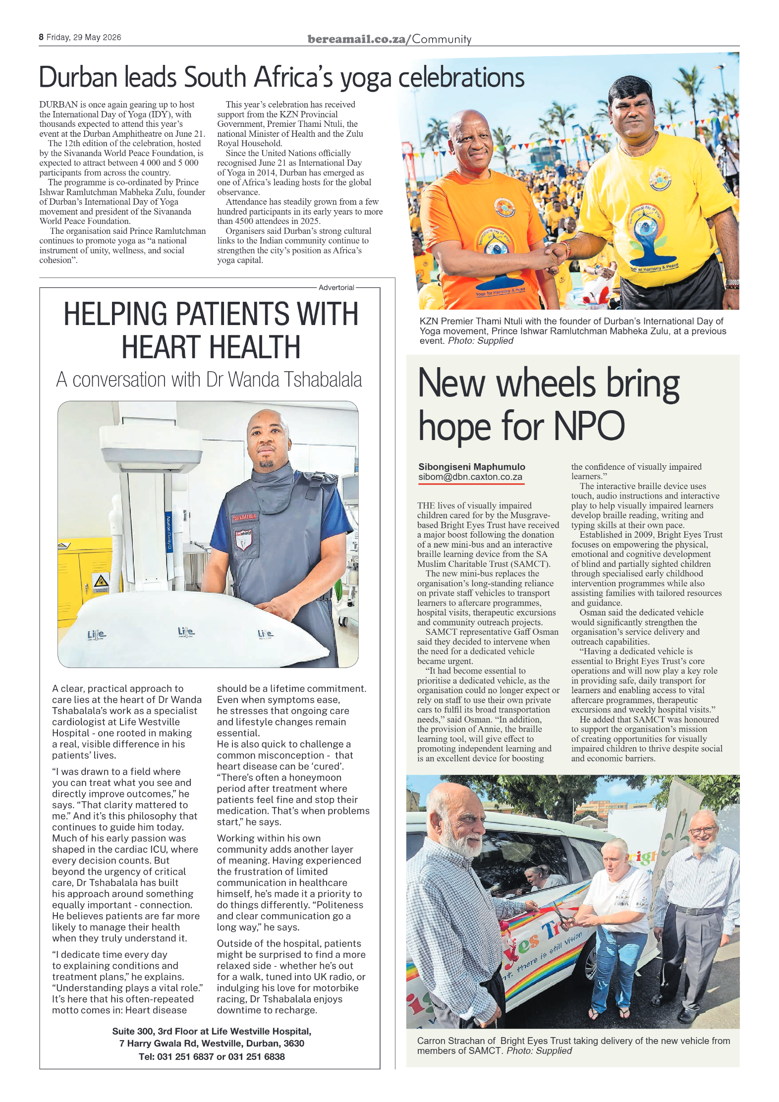Berea Mail 29 May 2026 page 8