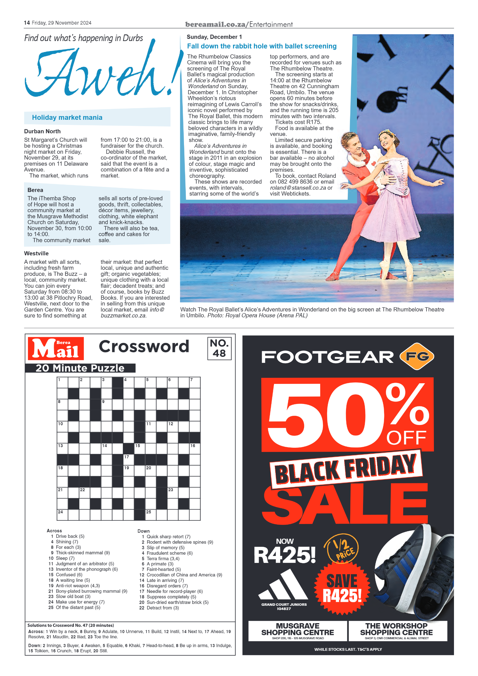 Berea Mail 29 November 2024 page 14