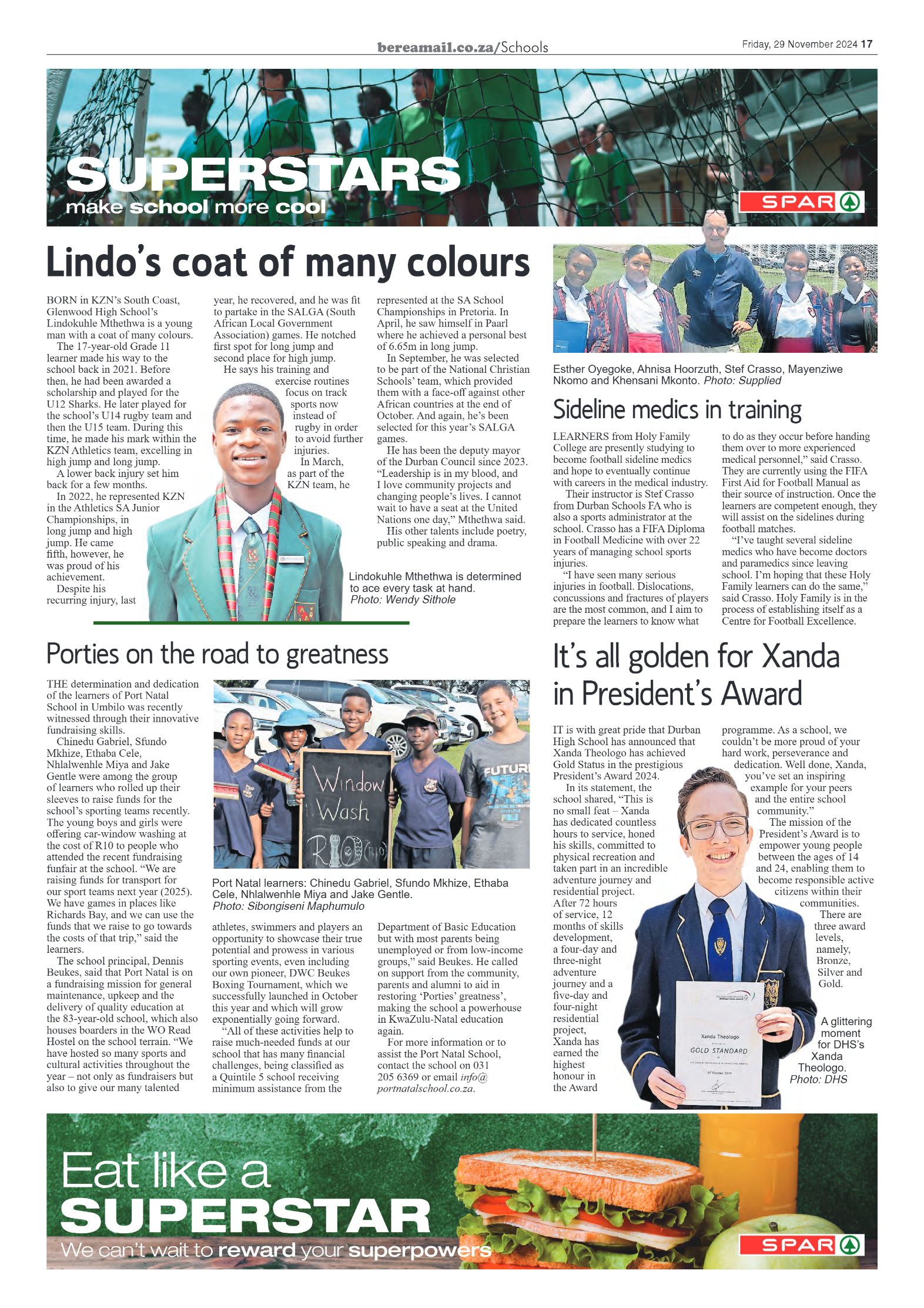 Berea Mail 29 November 2024 page 17