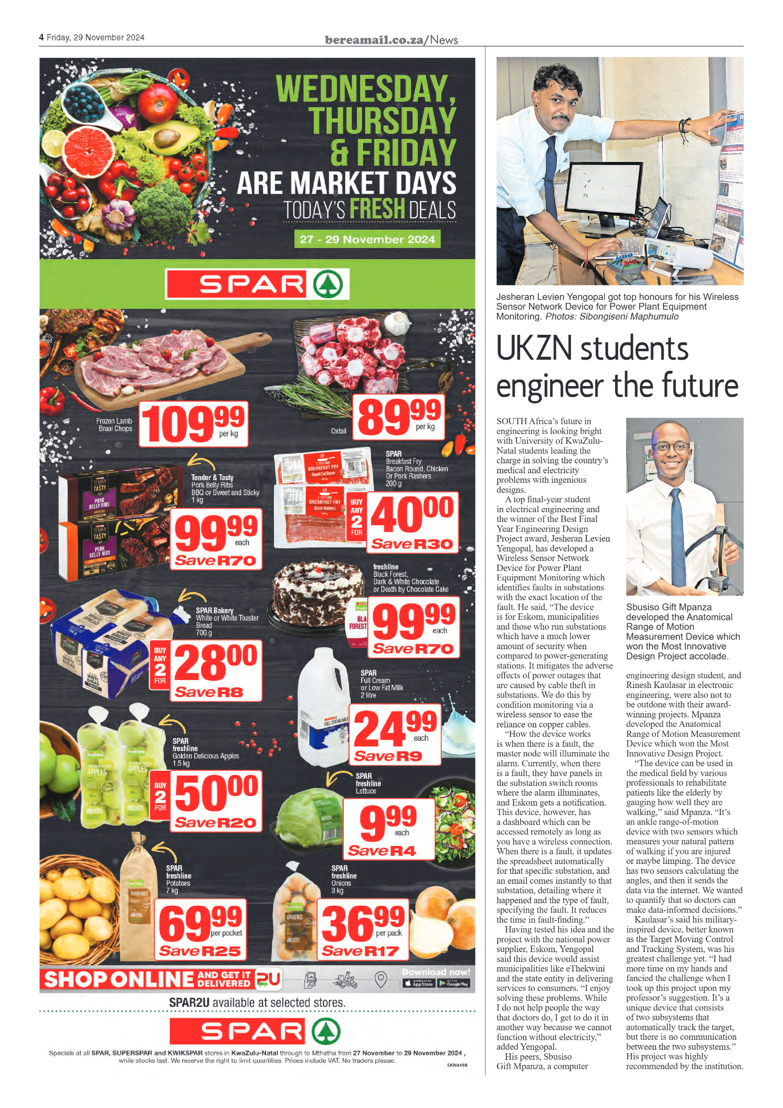 Berea Mail 29 November 2024 page 4