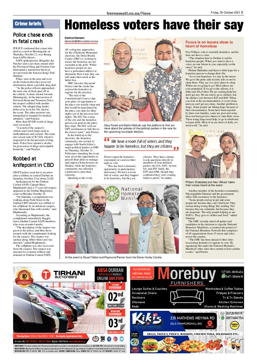Berea Mail 29 October 2021 page 3