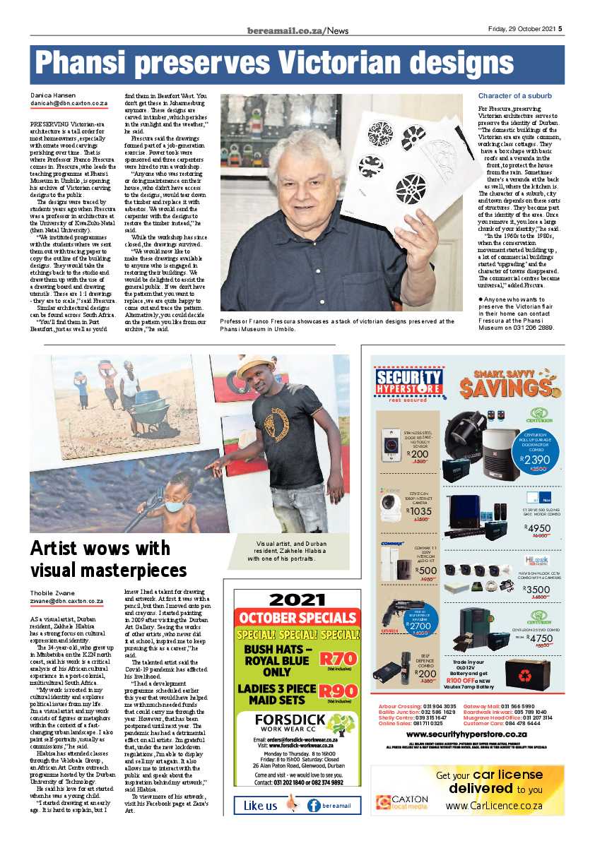 Berea Mail 29 October 2021 page 5