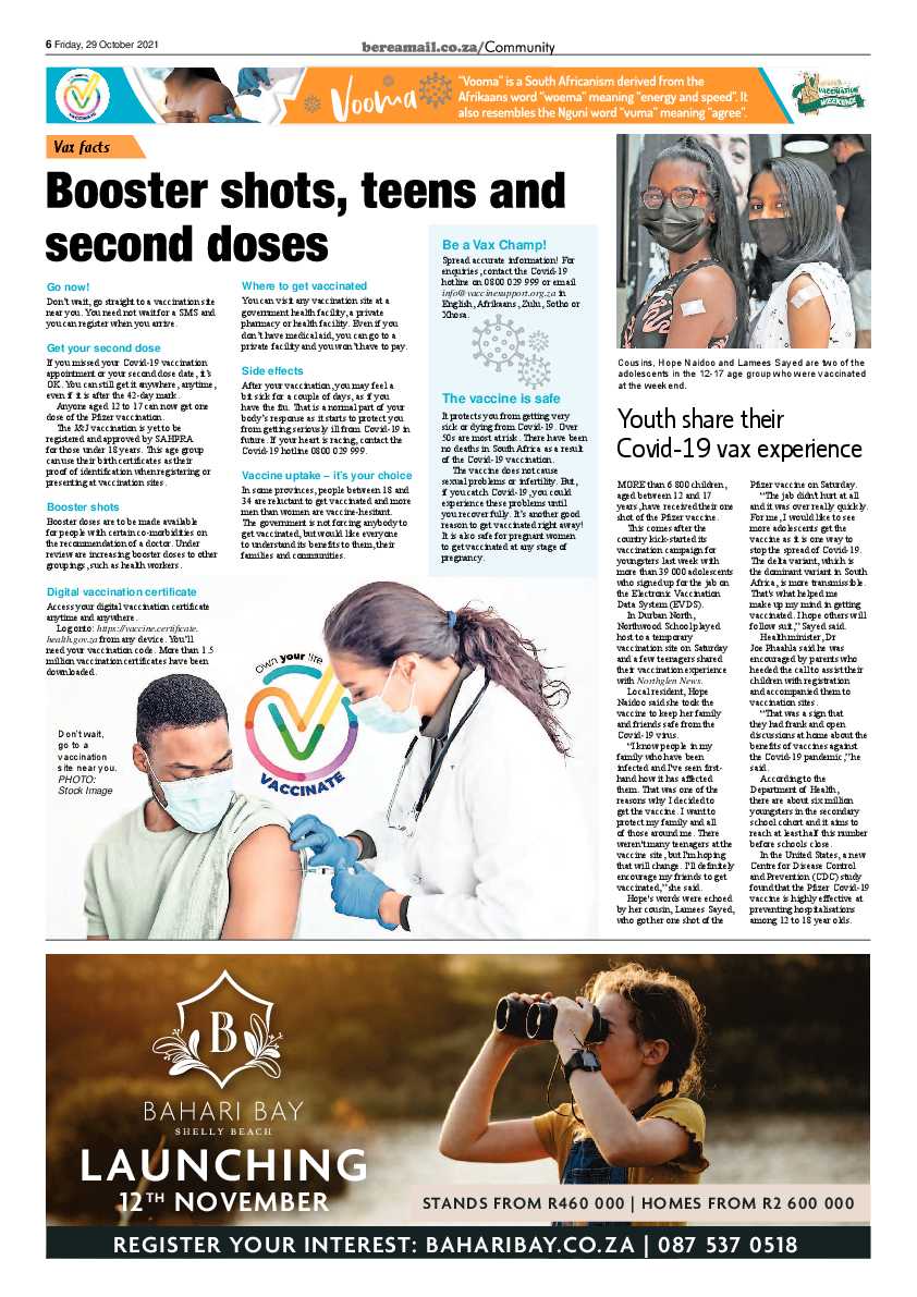 Berea Mail 29 October 2021 page 6