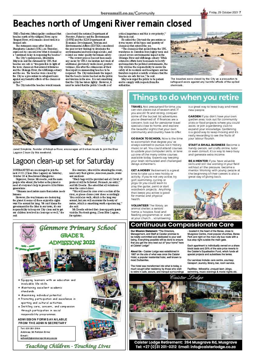 Berea Mail 29 October 2021 page 7