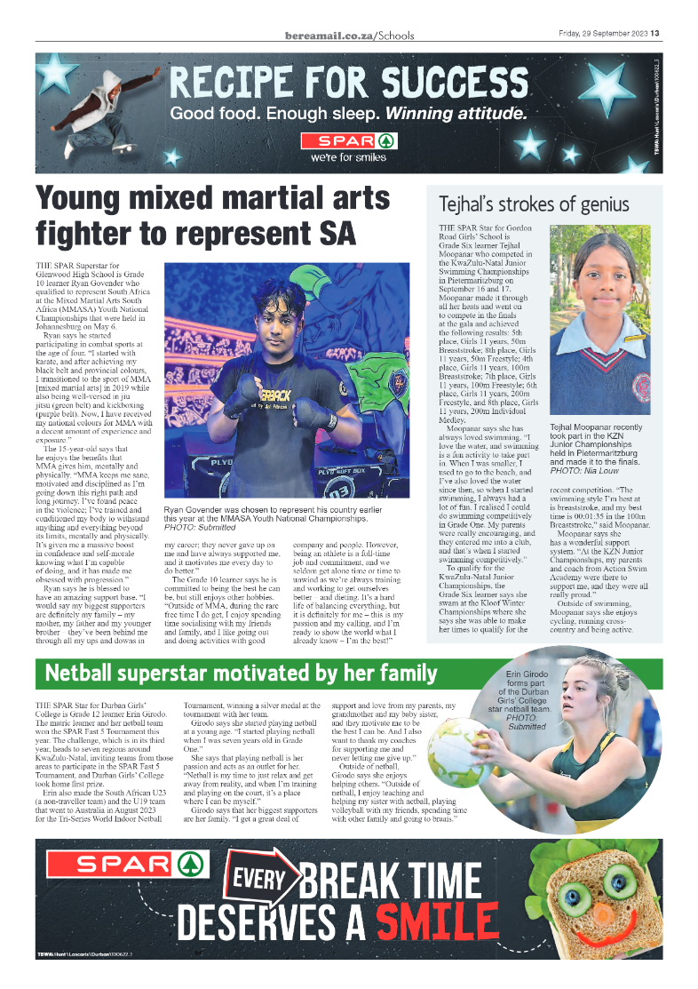 Berea Mail 29 September 2023 page 13