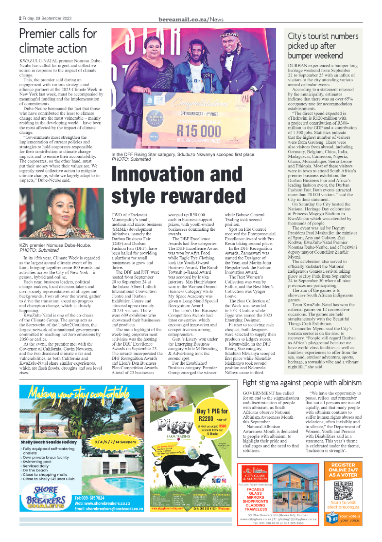 Berea Mail 29 September 2023 page 2