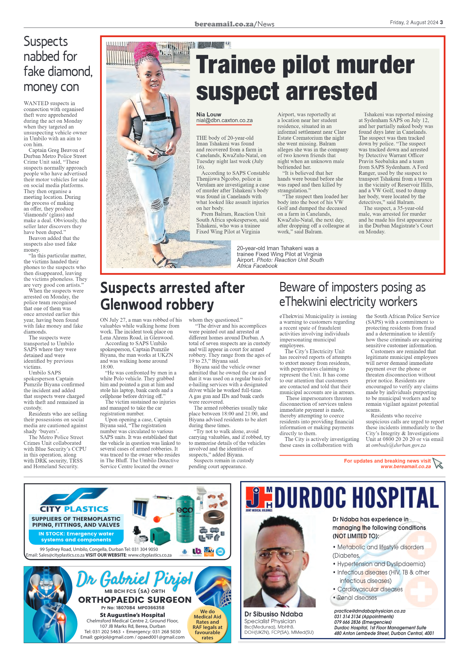 Berea Mail 2 August 2024 page 3