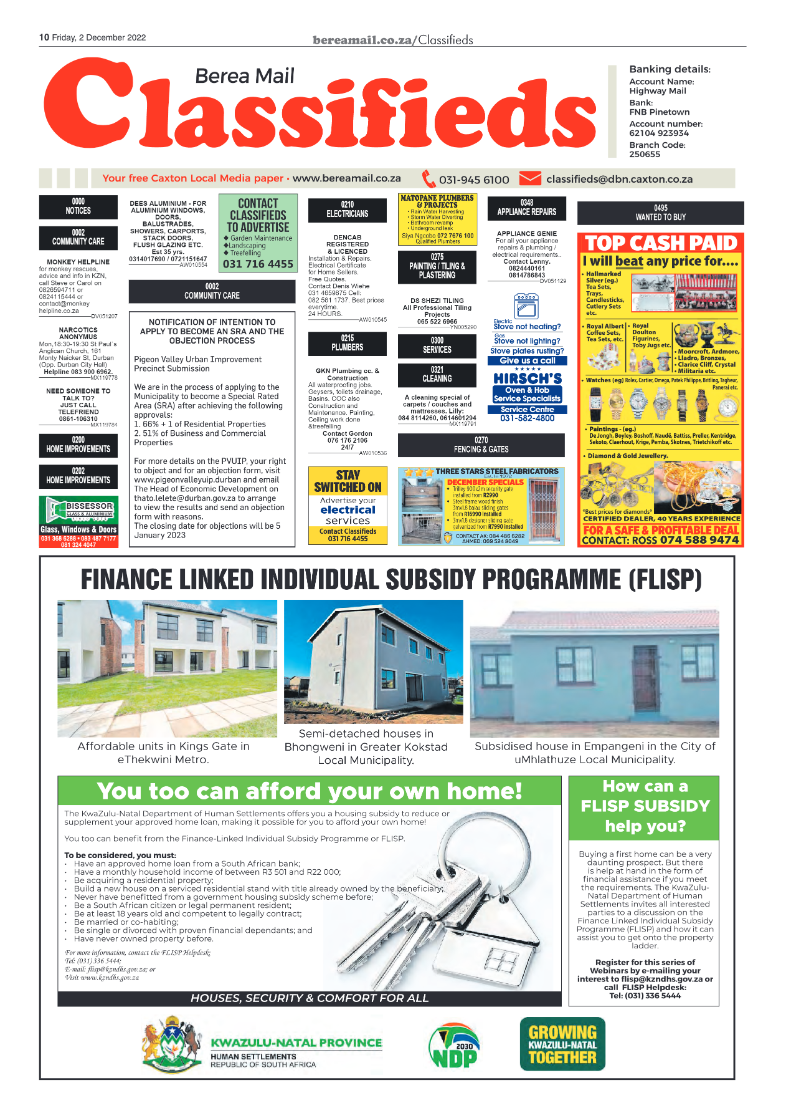 Berea Mail 2 December 2022 page 10