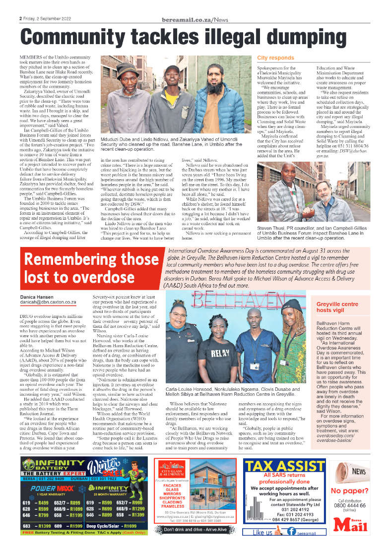 Berea Mail 2 September 2022 page 2