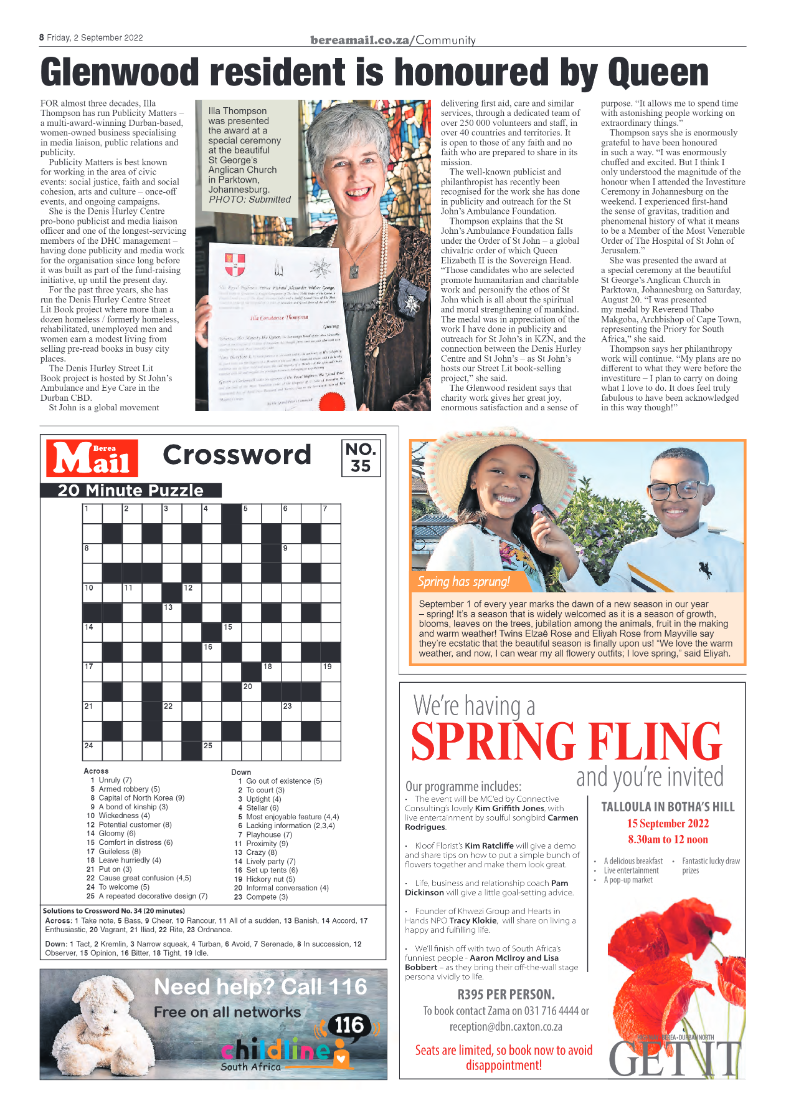 Berea Mail 2 September 2022 page 8