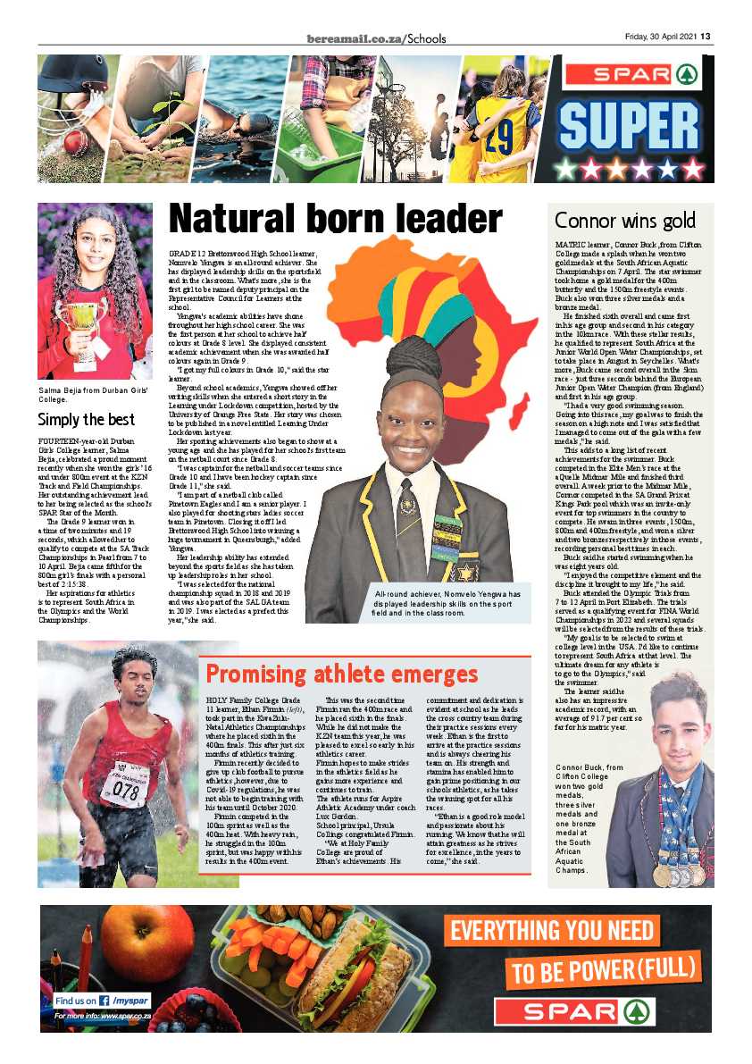 Berea Mail 30 April 2021 page 13