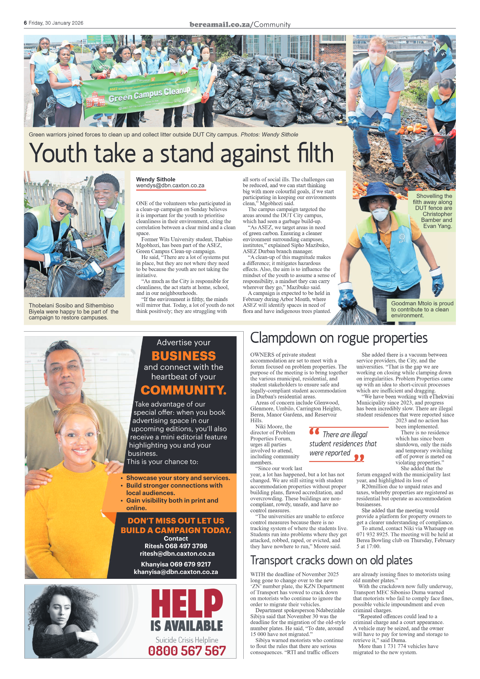 Berea Mail 30 January 2026 page 6