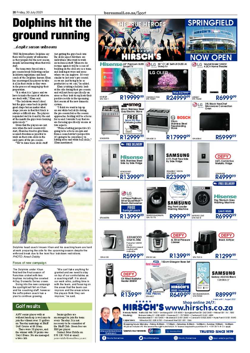 Berea Mail 30 July 2021 page 20