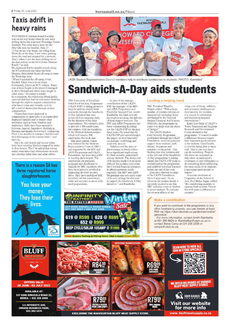 Berea Mail 30 June 2023 page 2