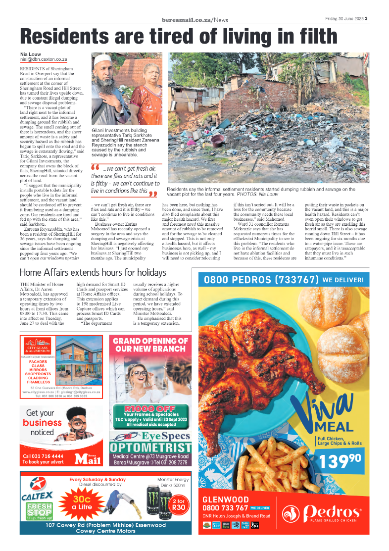 Berea Mail 30 June 2023 page 3