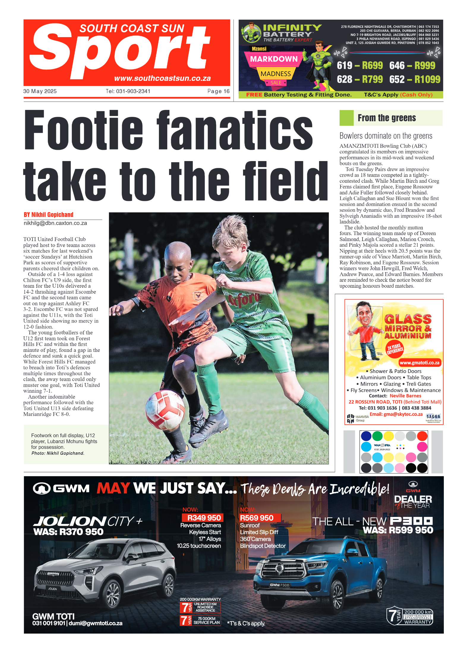 South Coast Sun 30 May 2025 page 15