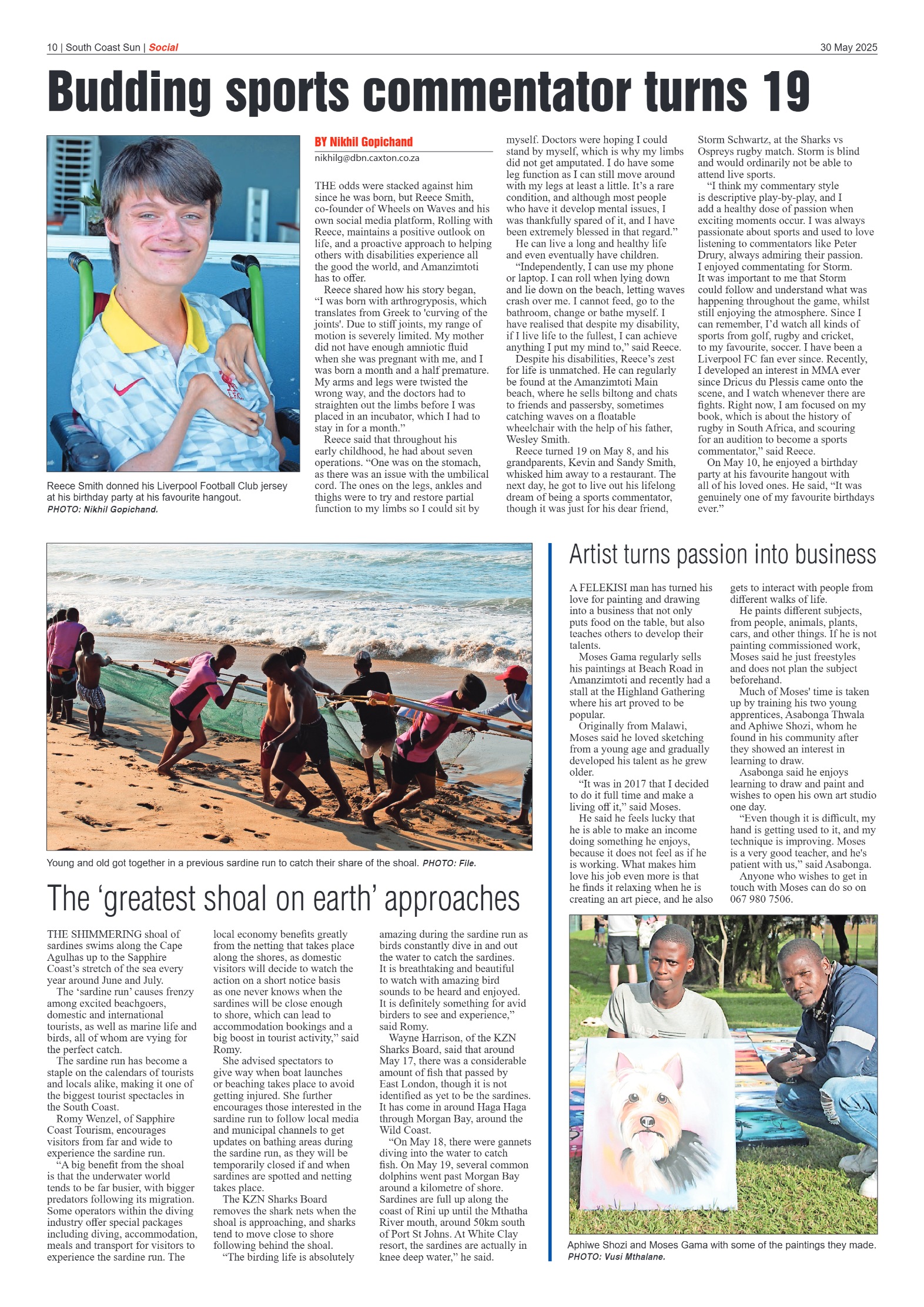 South Coast Sun 30 May 2025 page 9