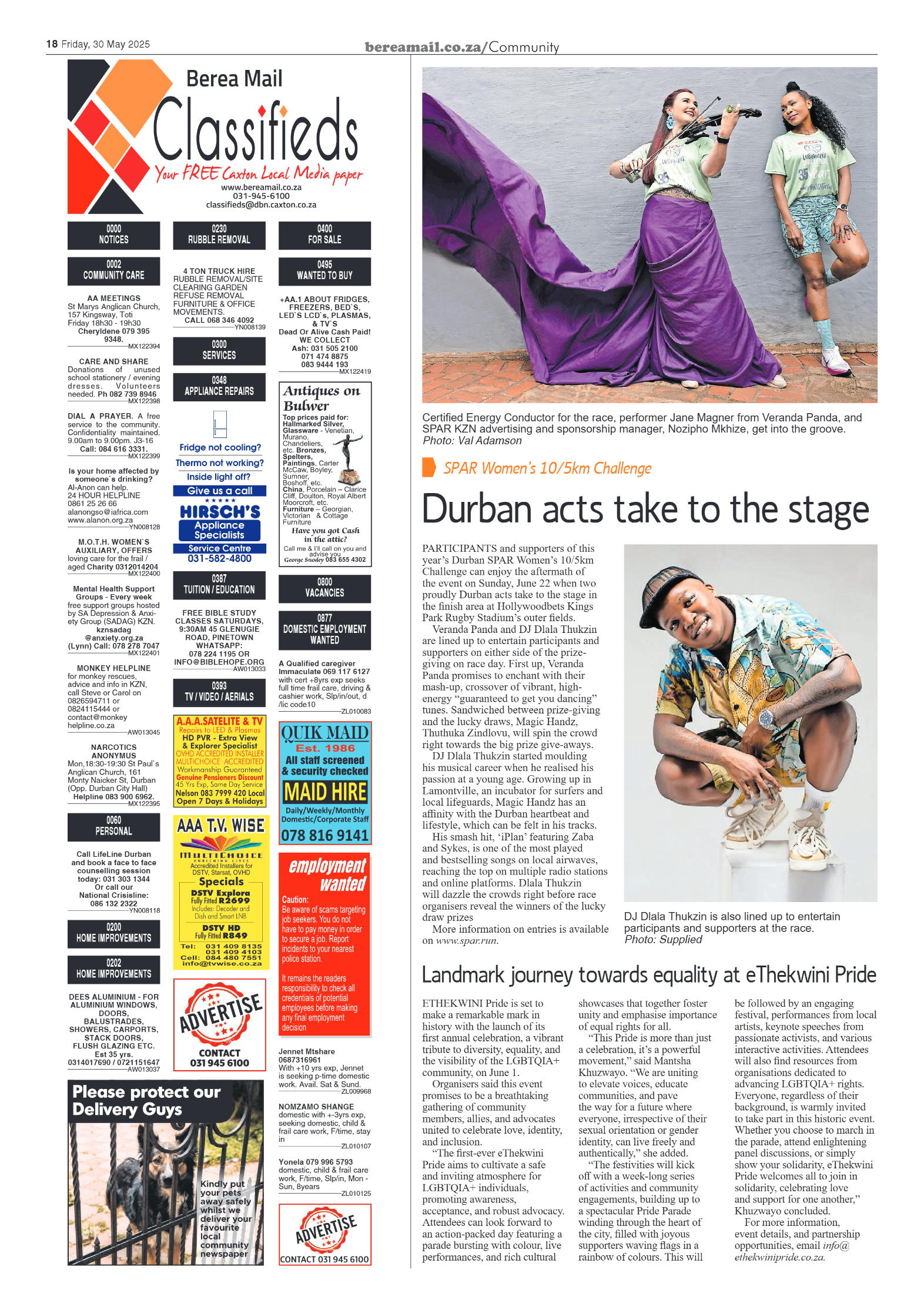 Berea Mail 30 May 2025 page 18