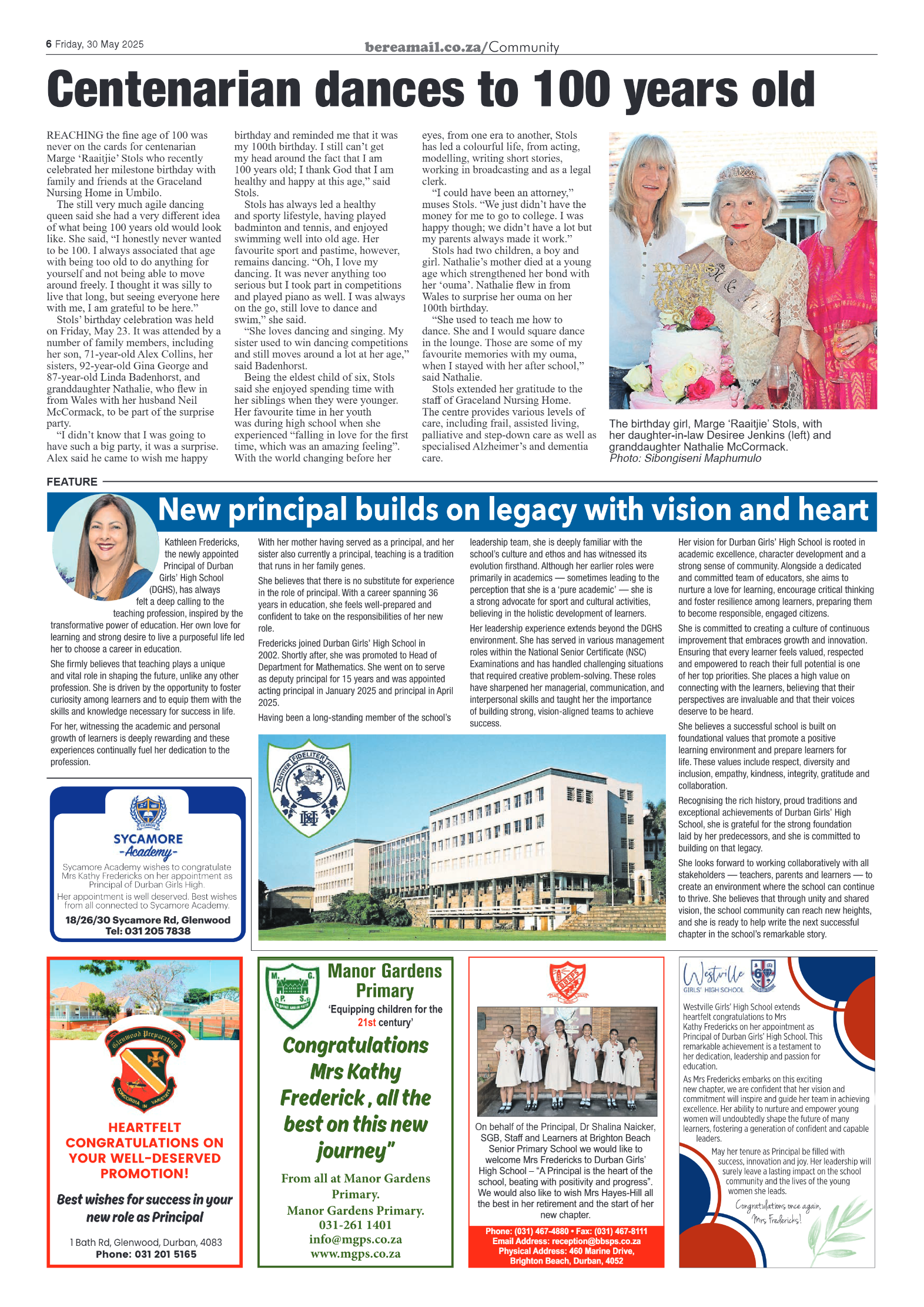 Berea Mail 30 May 2025 page 6