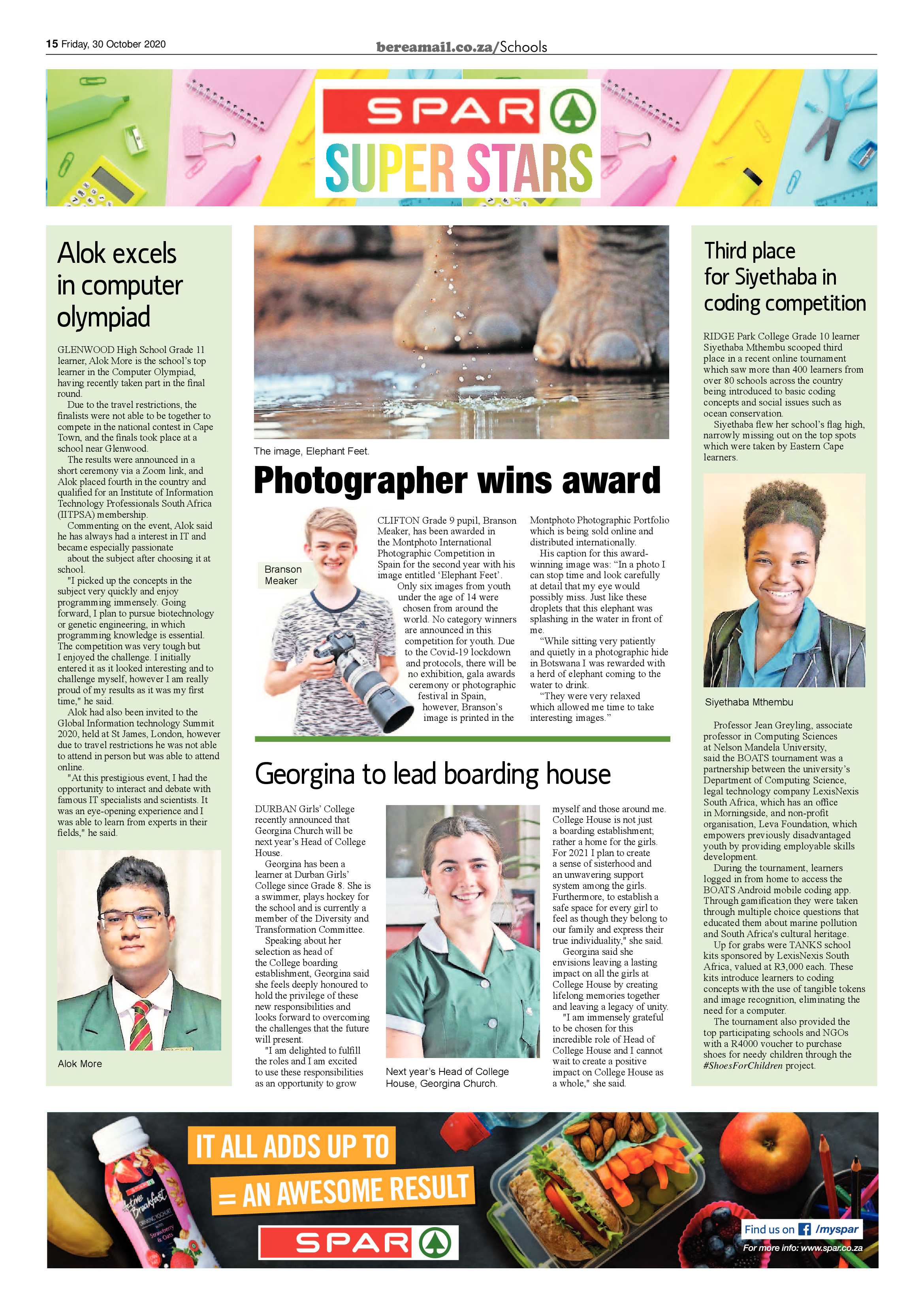 Berea Mail 30 October 2020 page 15