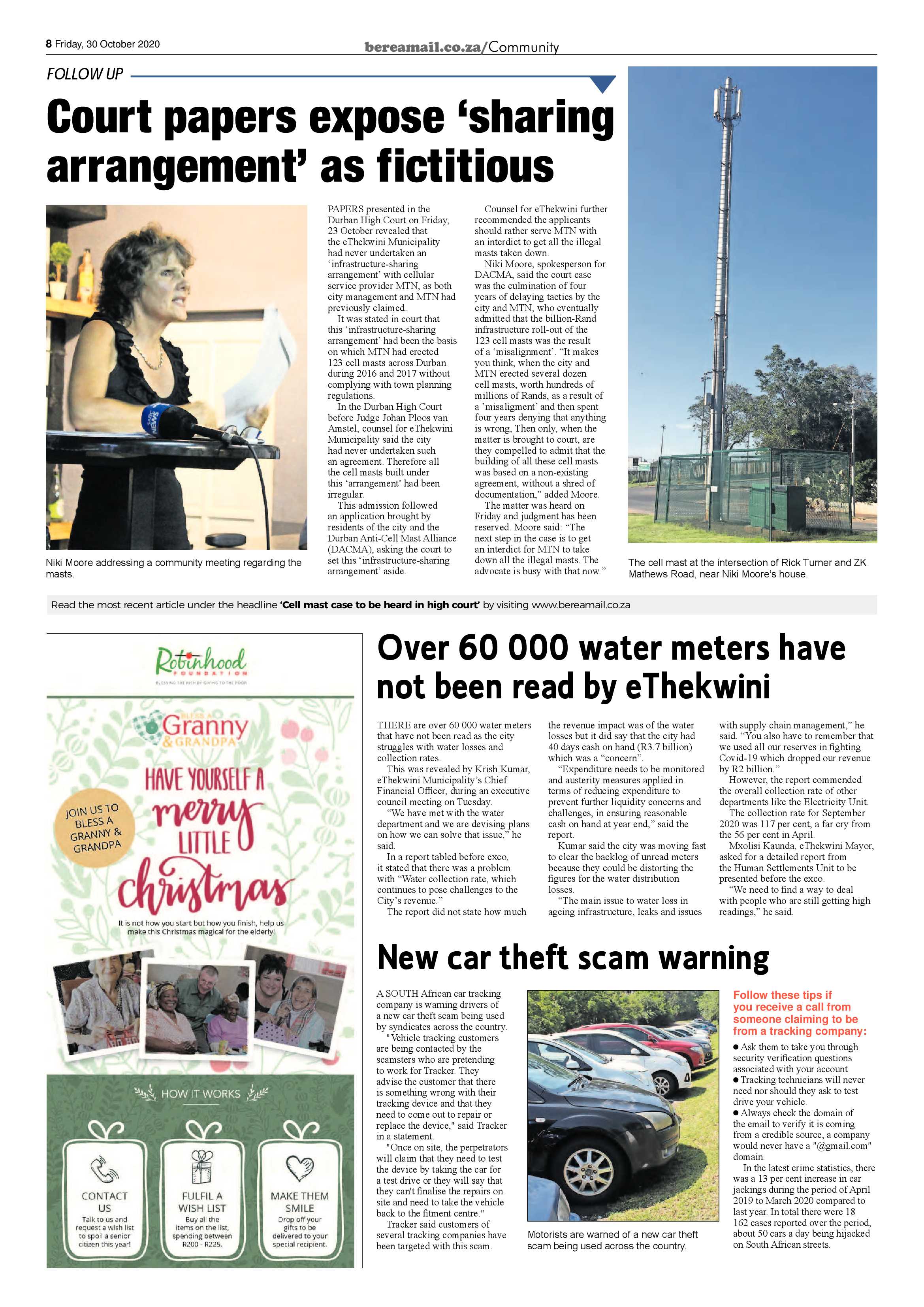 Berea Mail 30 October 2020 page 8