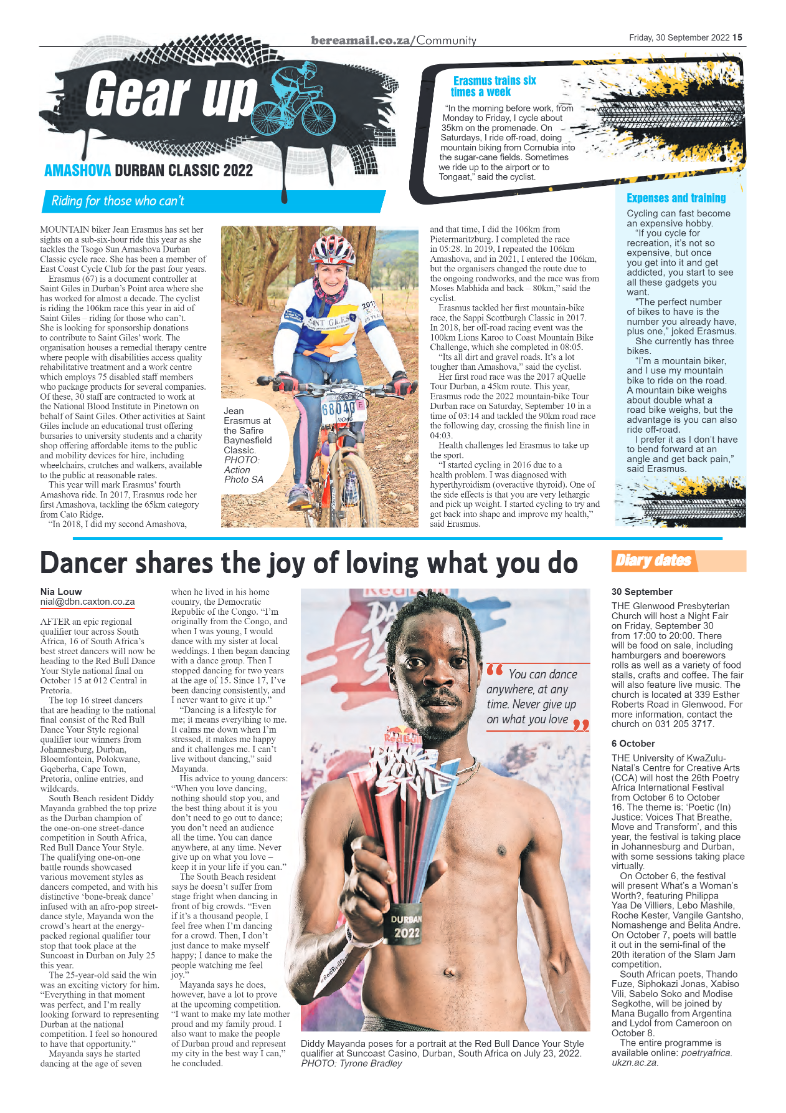 Berea Mail 30 September 2022 page 15