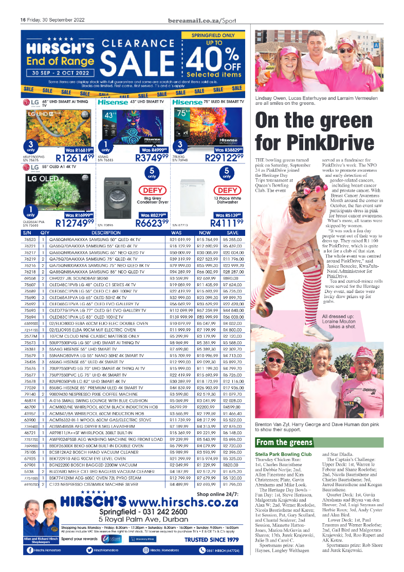 Berea Mail 30 September 2022 page 16