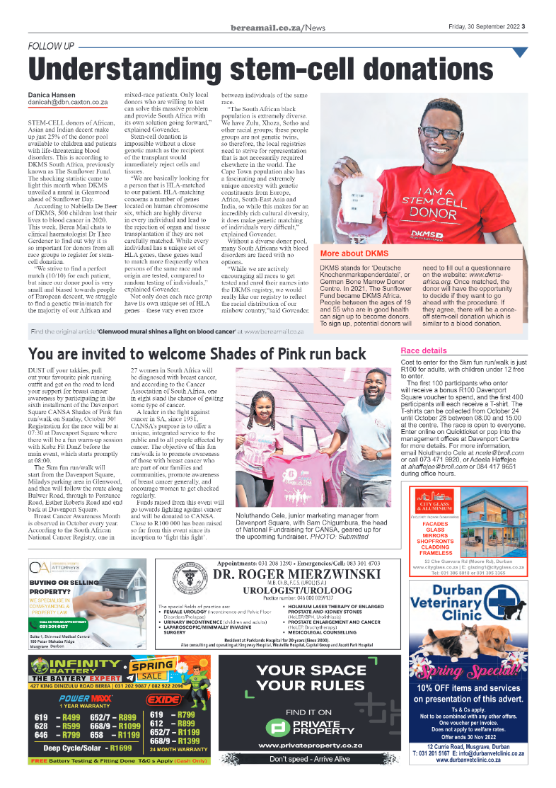Berea Mail 30 September 2022 page 3