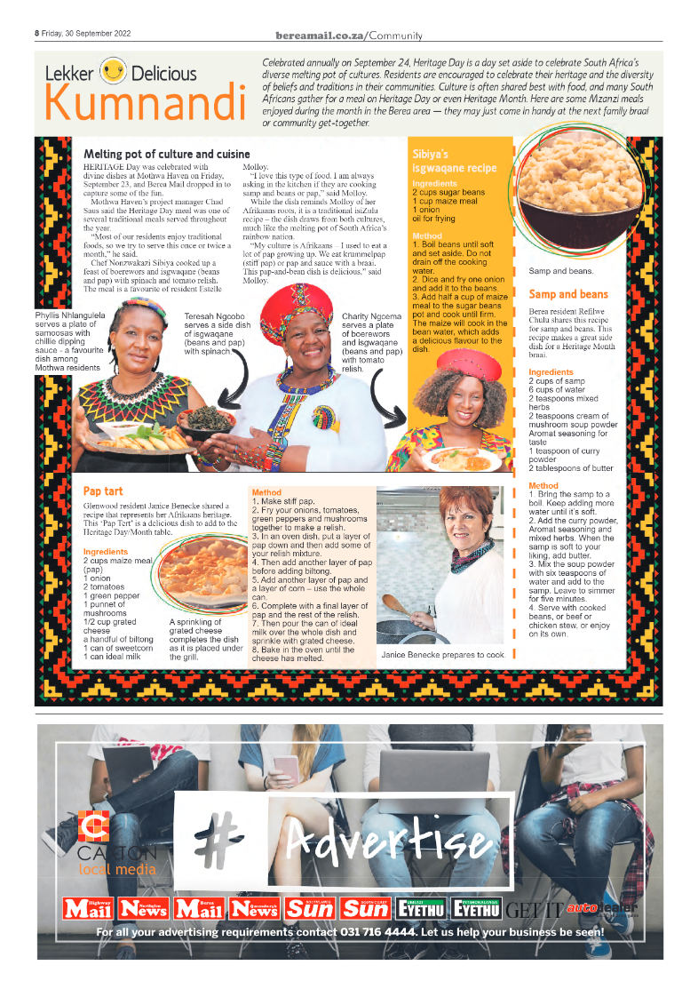 Berea Mail 30 September 2022 page 8
