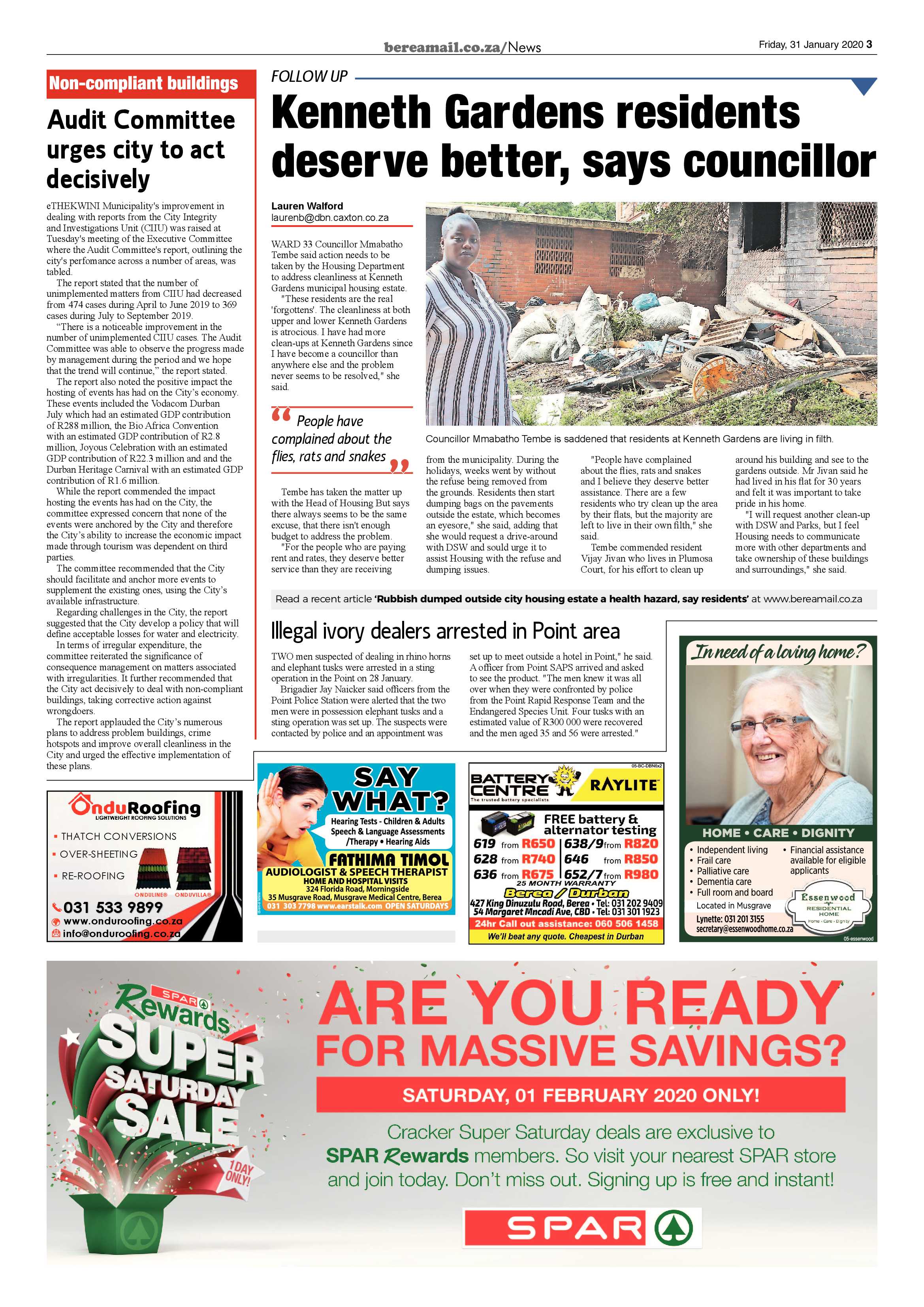 Berea Mail 31 January 2020 page 3