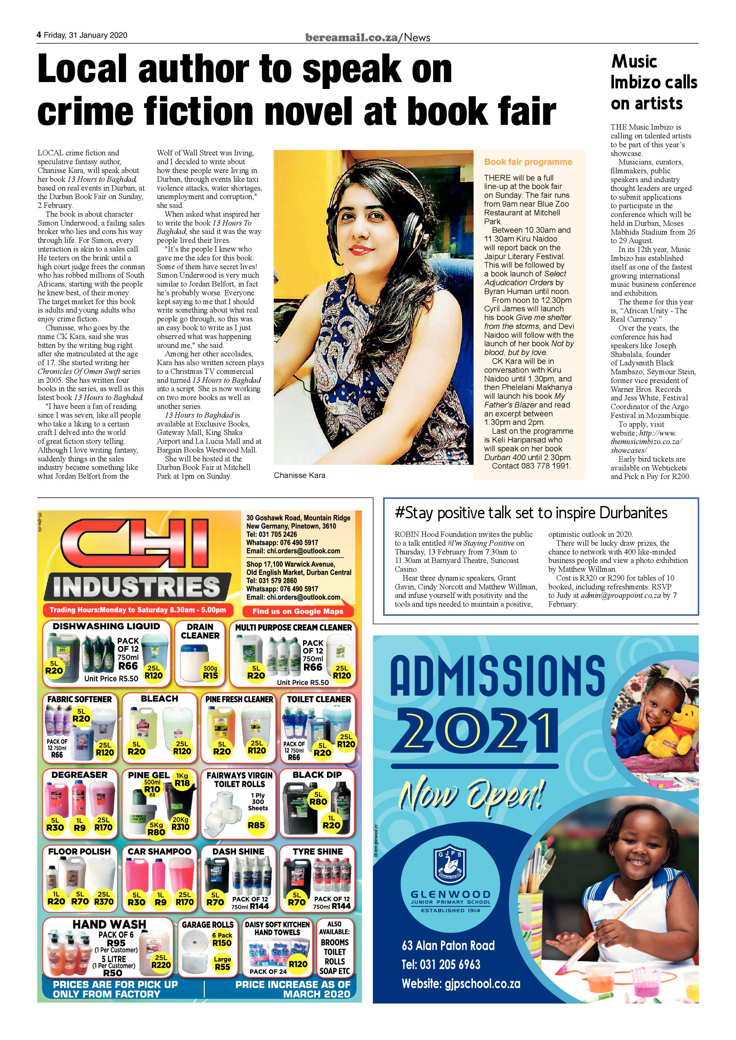 Berea Mail 31 January 2020 page 4
