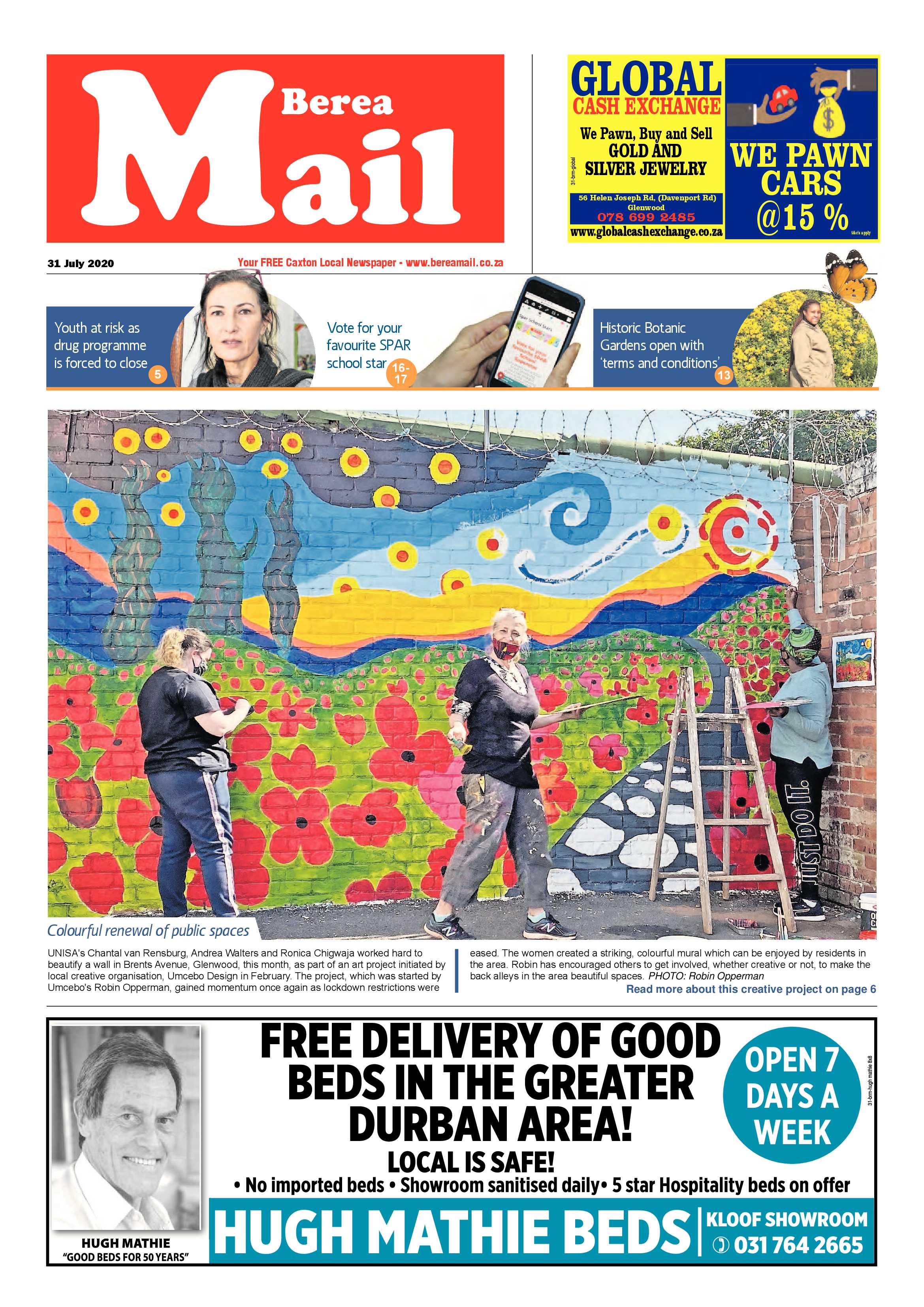 Berea Mail 31 July 2020 page 1