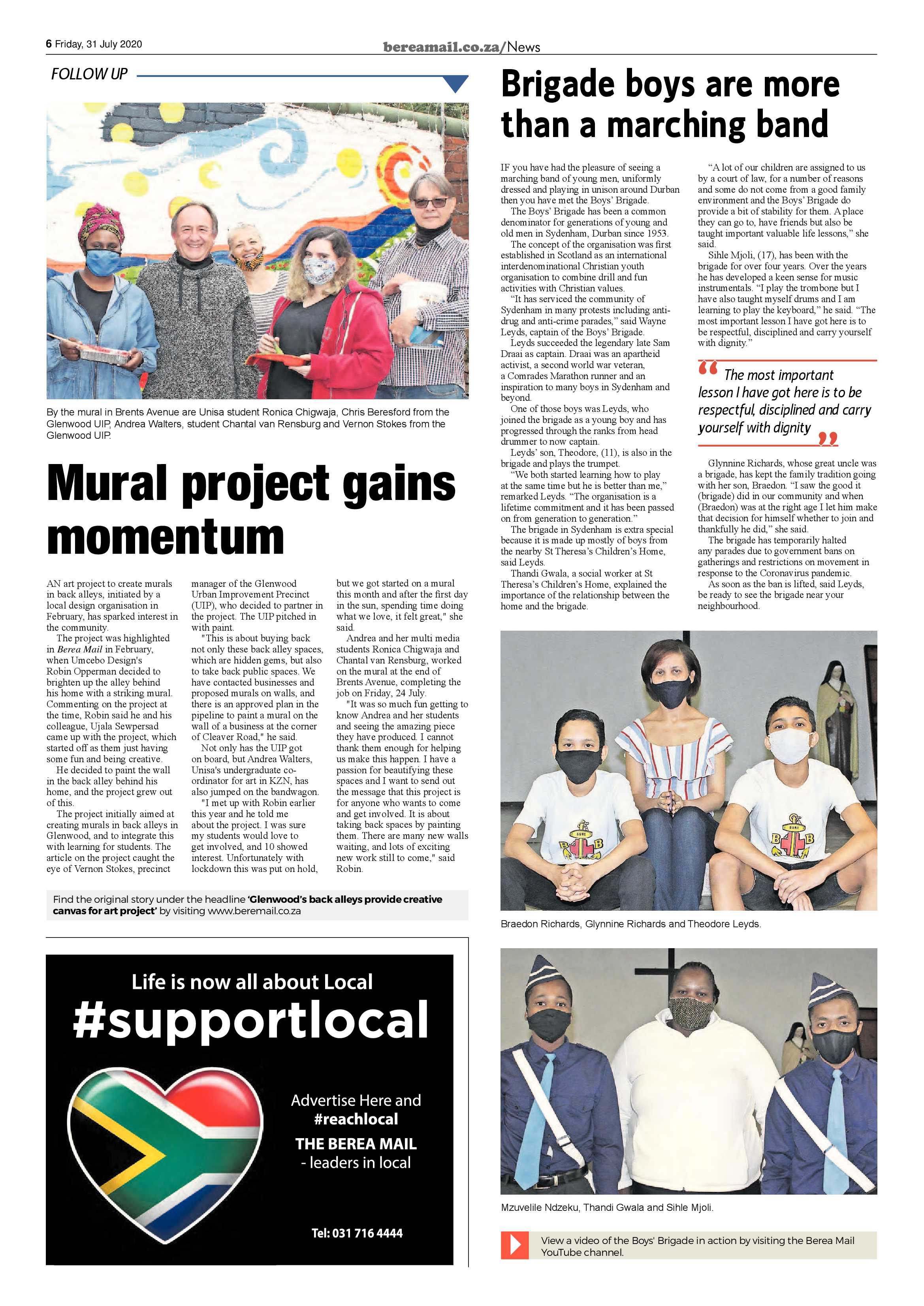 Berea Mail 31 July 2020 page 6