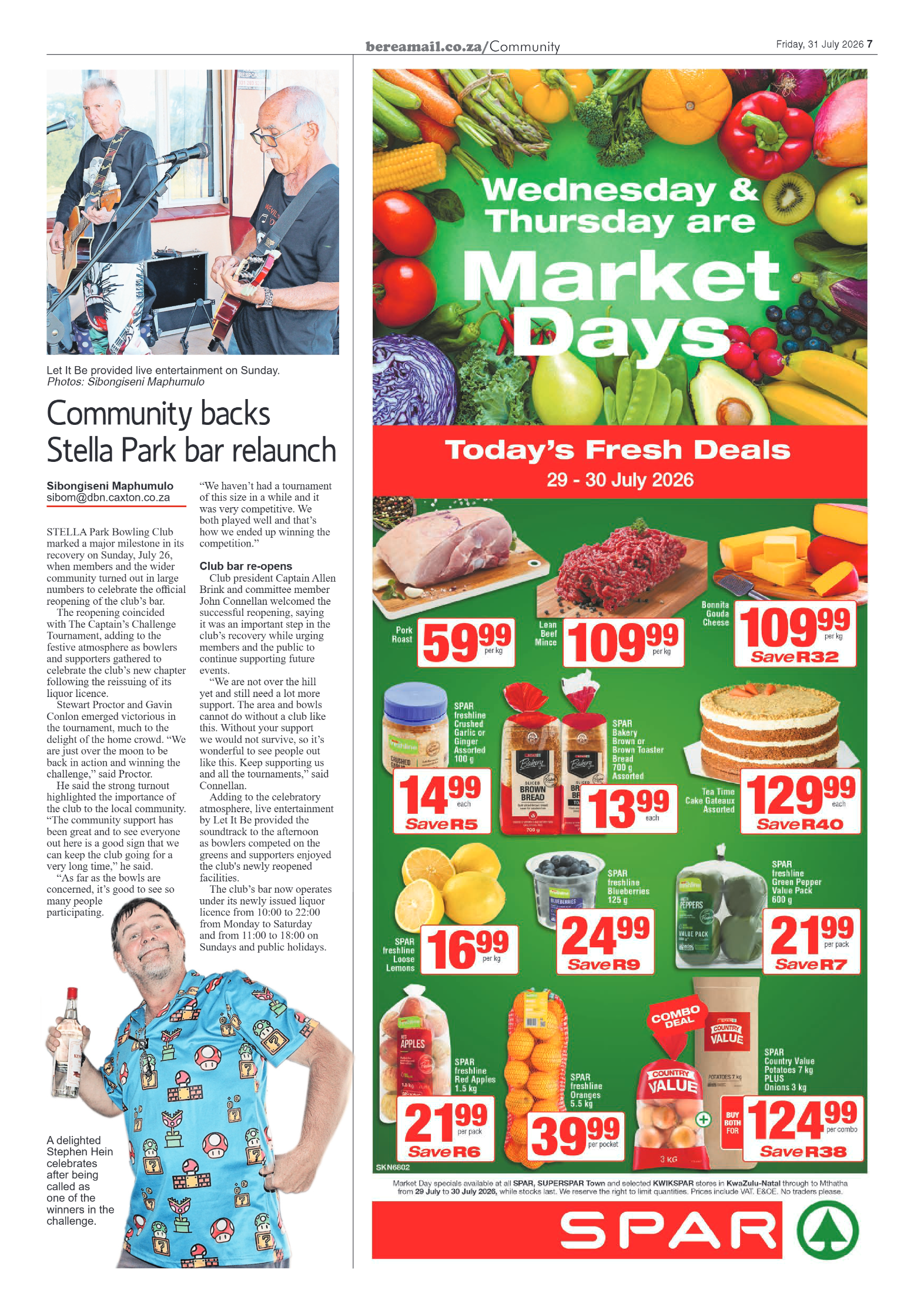 Berea Mail 31 July 2026 page 7
