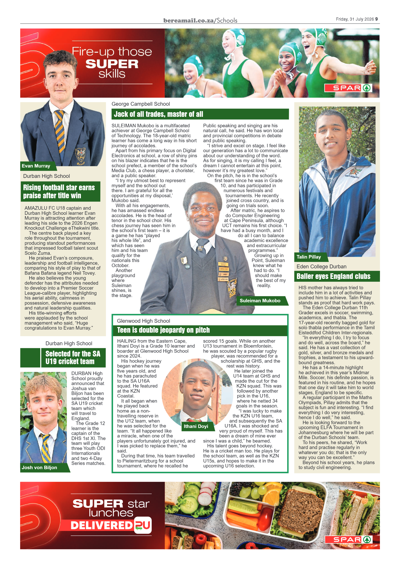 Berea Mail 31 July 2026 page 9