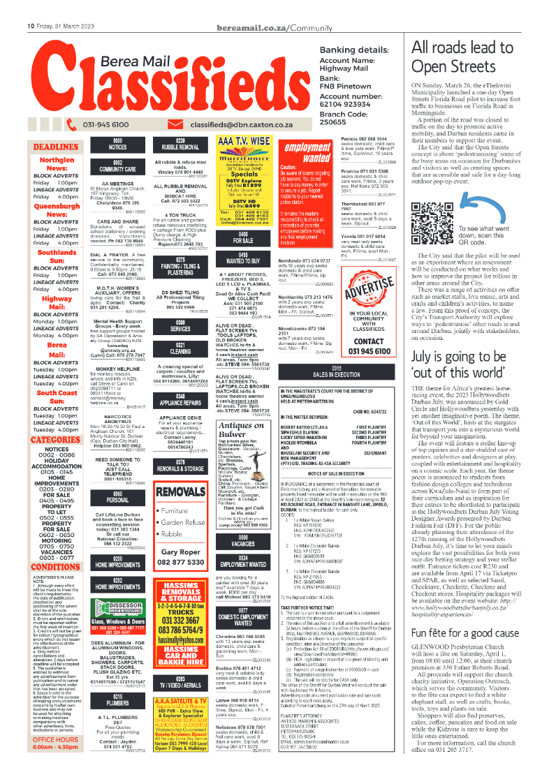 Berea Mail 31 March 2023 page 10